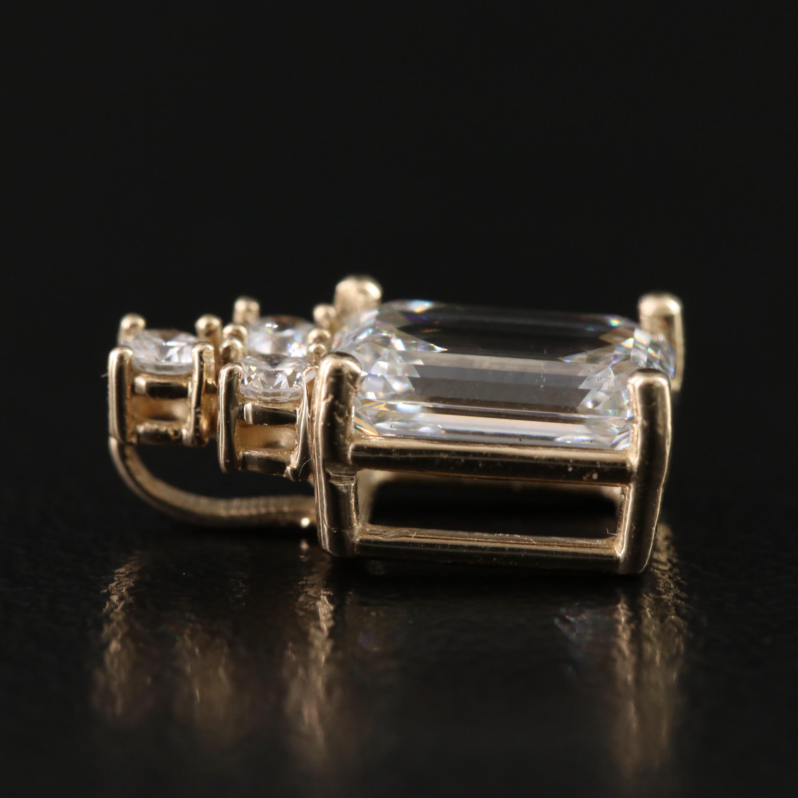 14K 2.34 CTW Lab Grown Diamond Pendant with IGI Report