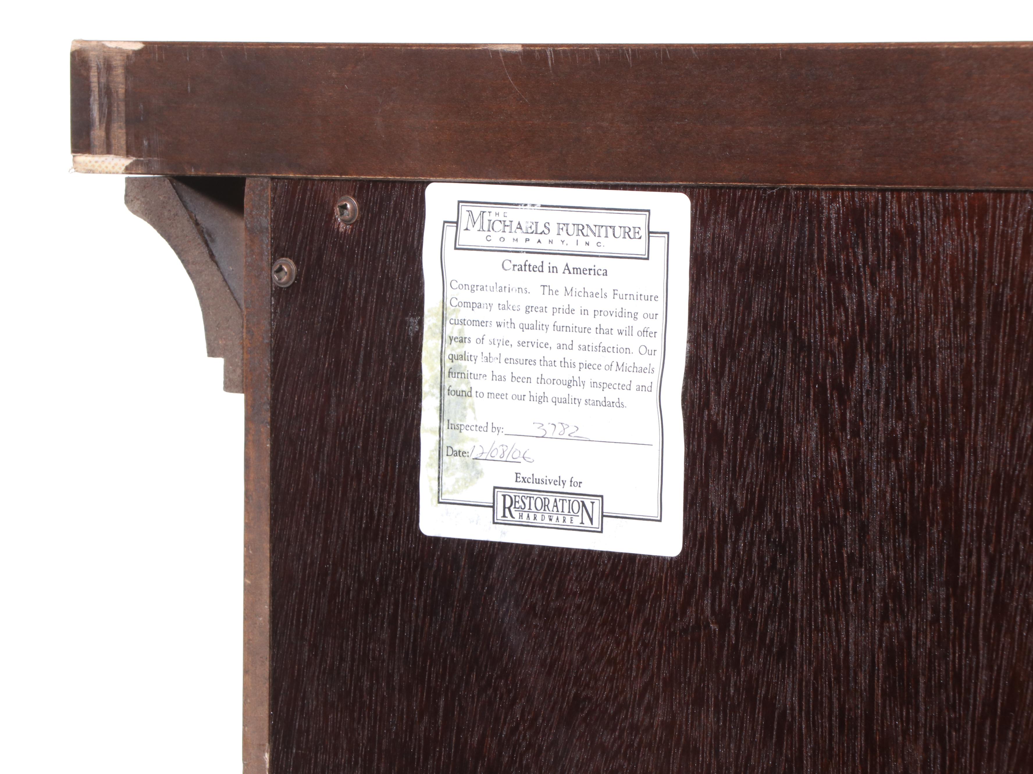 Michaels Furniture Co. for Restoration Hardware Cherrywood-Stained Bookcase