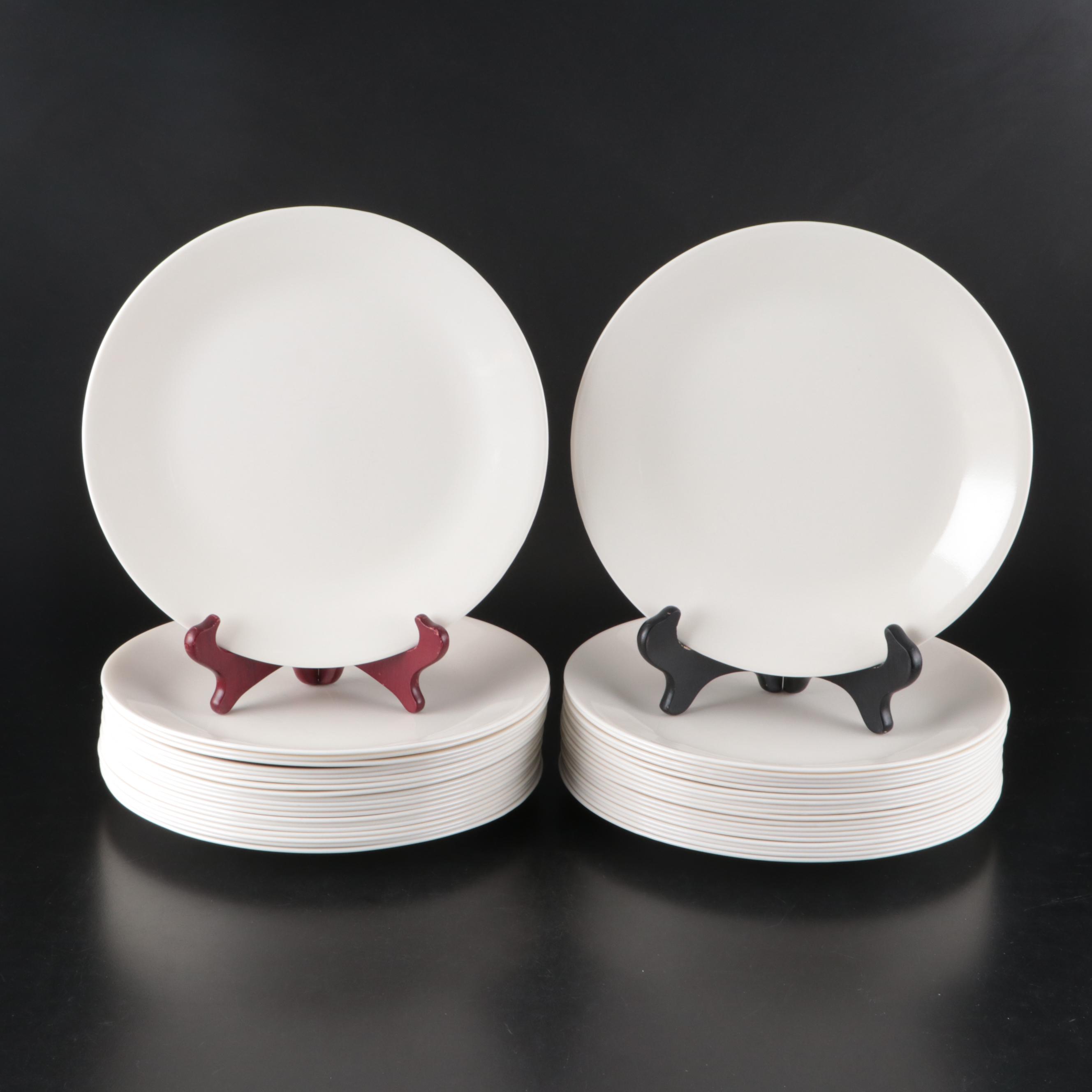 Corning Ware "Sandstone Corelle" Glass Dinner Plates, 2003-2010