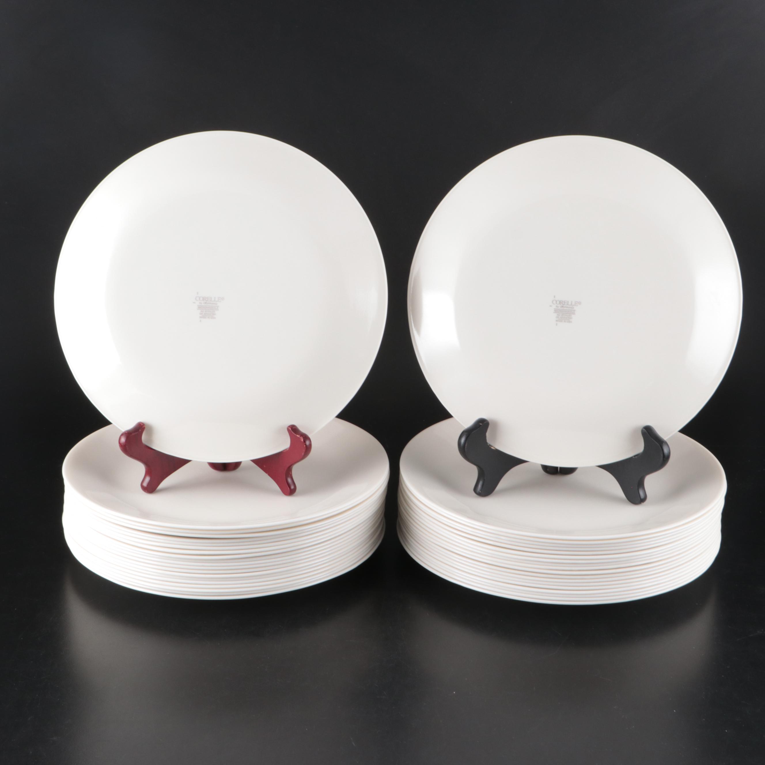 Corning Ware "Sandstone Corelle" Glass Dinner Plates, 2003-2010