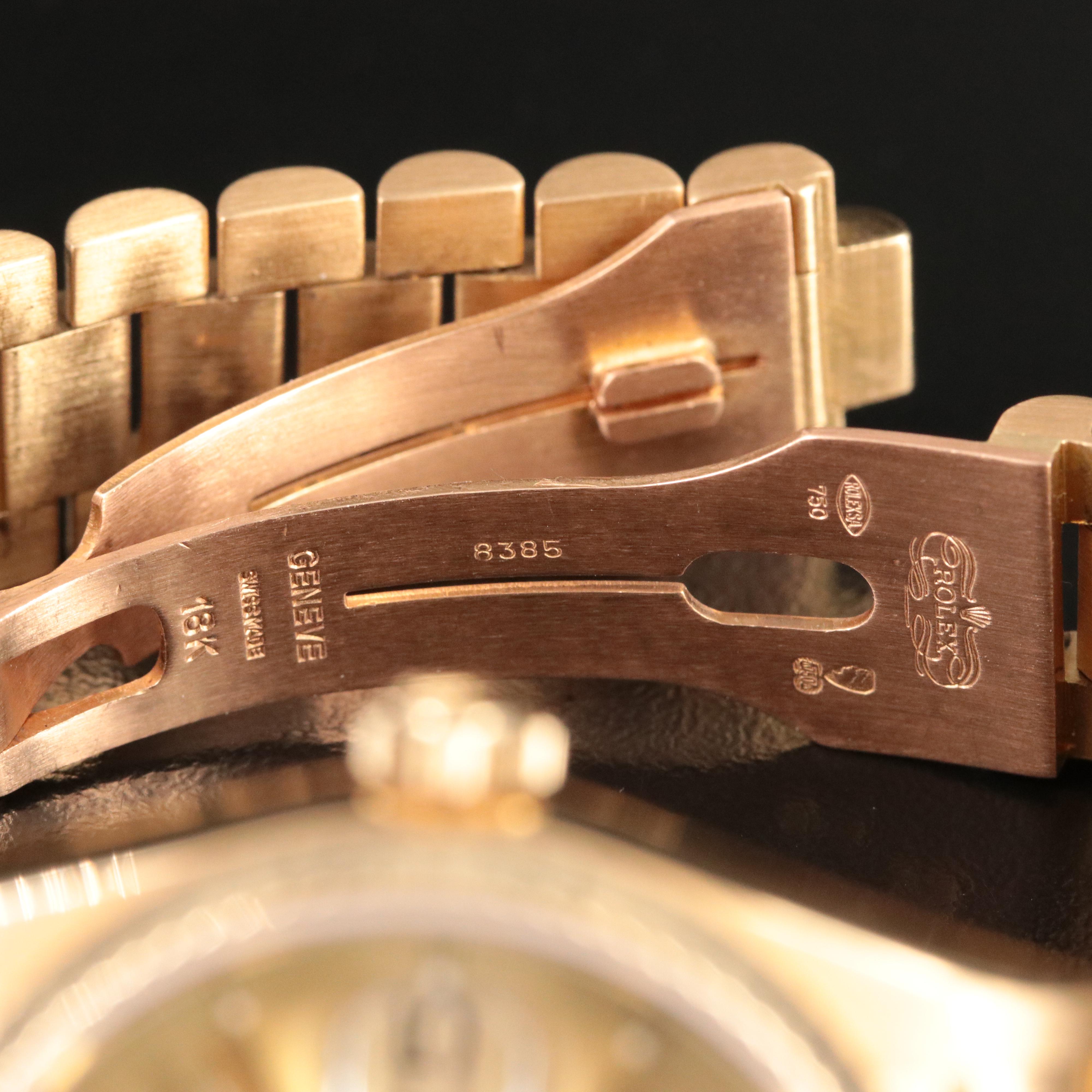 1985 Rolex Day-Date 18K President Watch