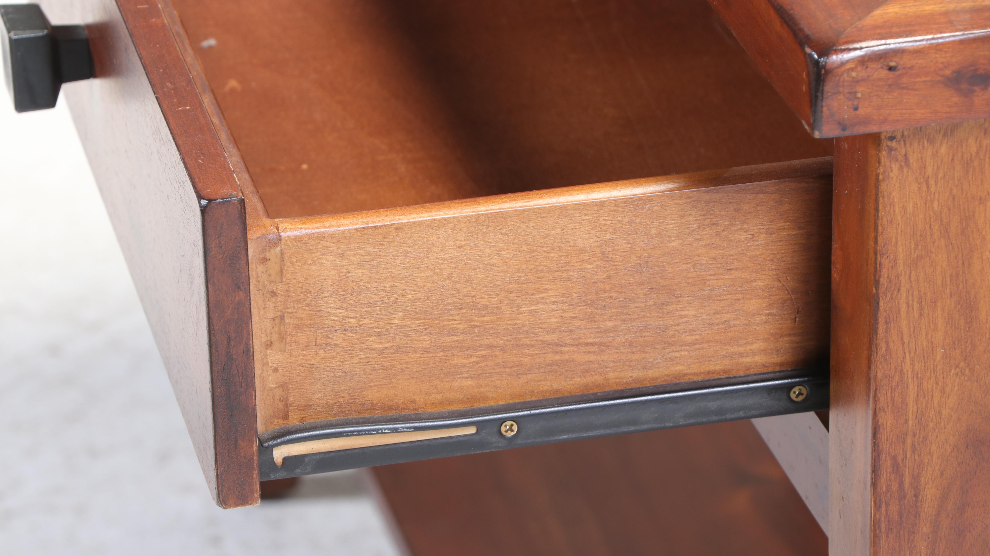 Rustic Two-Drawer Console Table