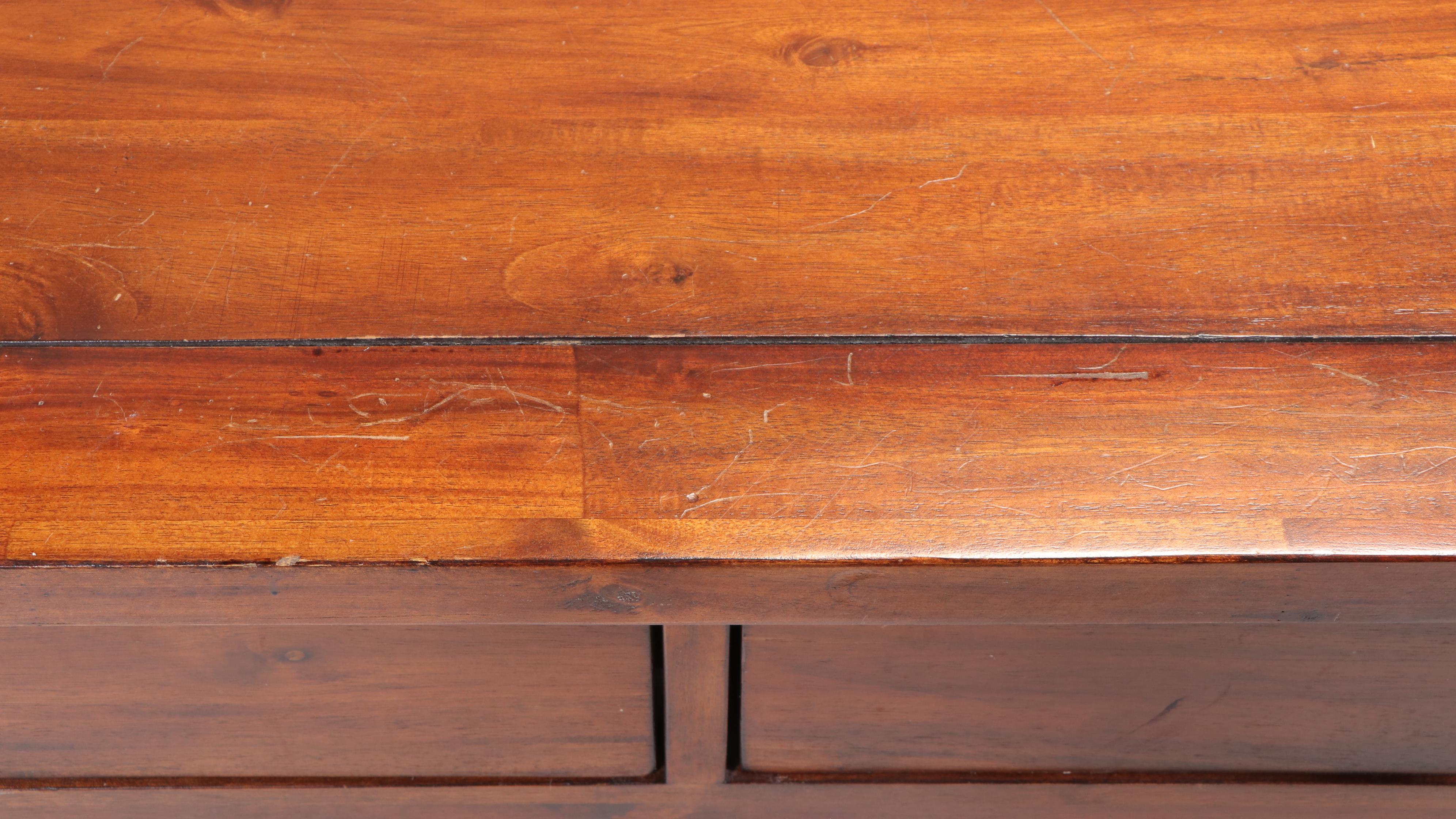 Rustic Two-Drawer Console Table