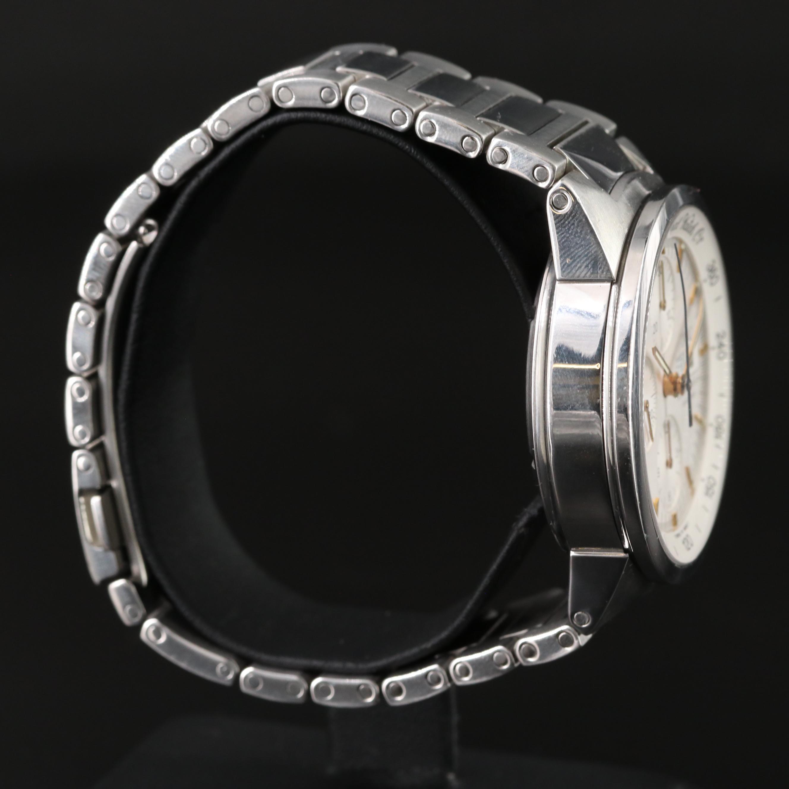 IWC GST Chronograph White 40 mm Steel Automatic Watch