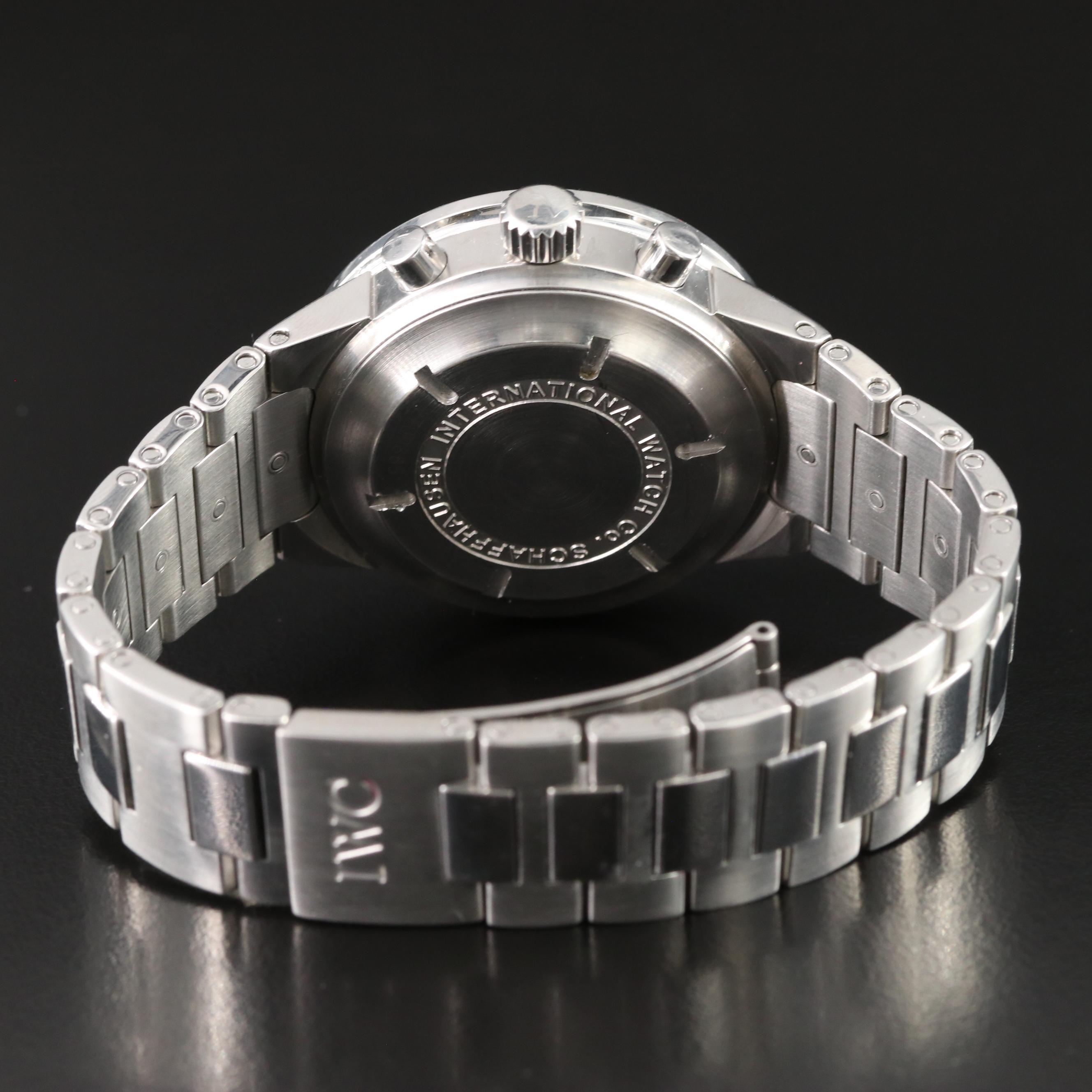 IWC GST Chronograph White 40 mm Steel Automatic Watch