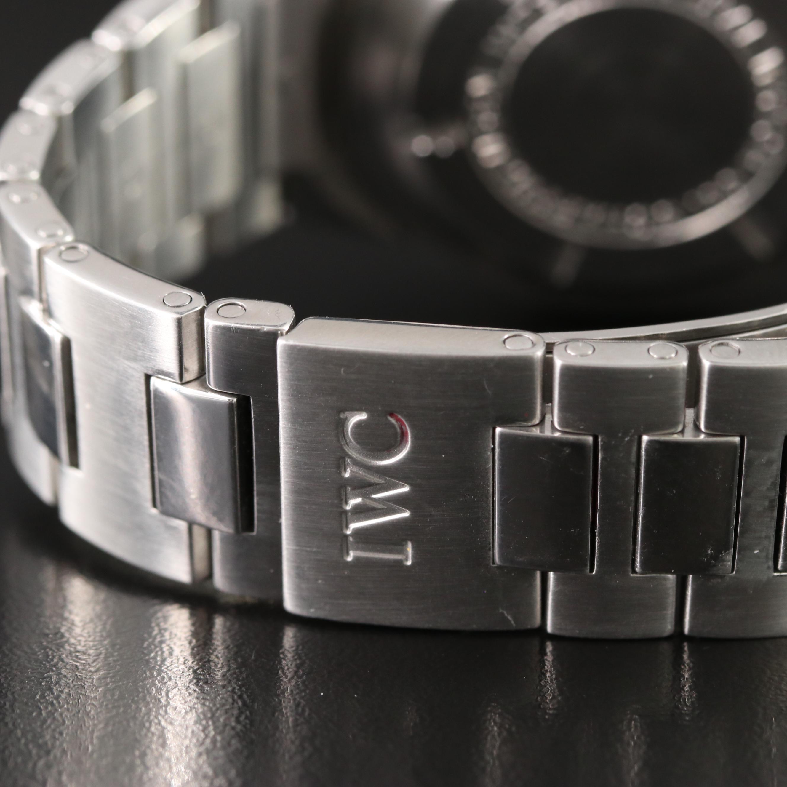 IWC GST Chronograph White 40 mm Steel Automatic Watch