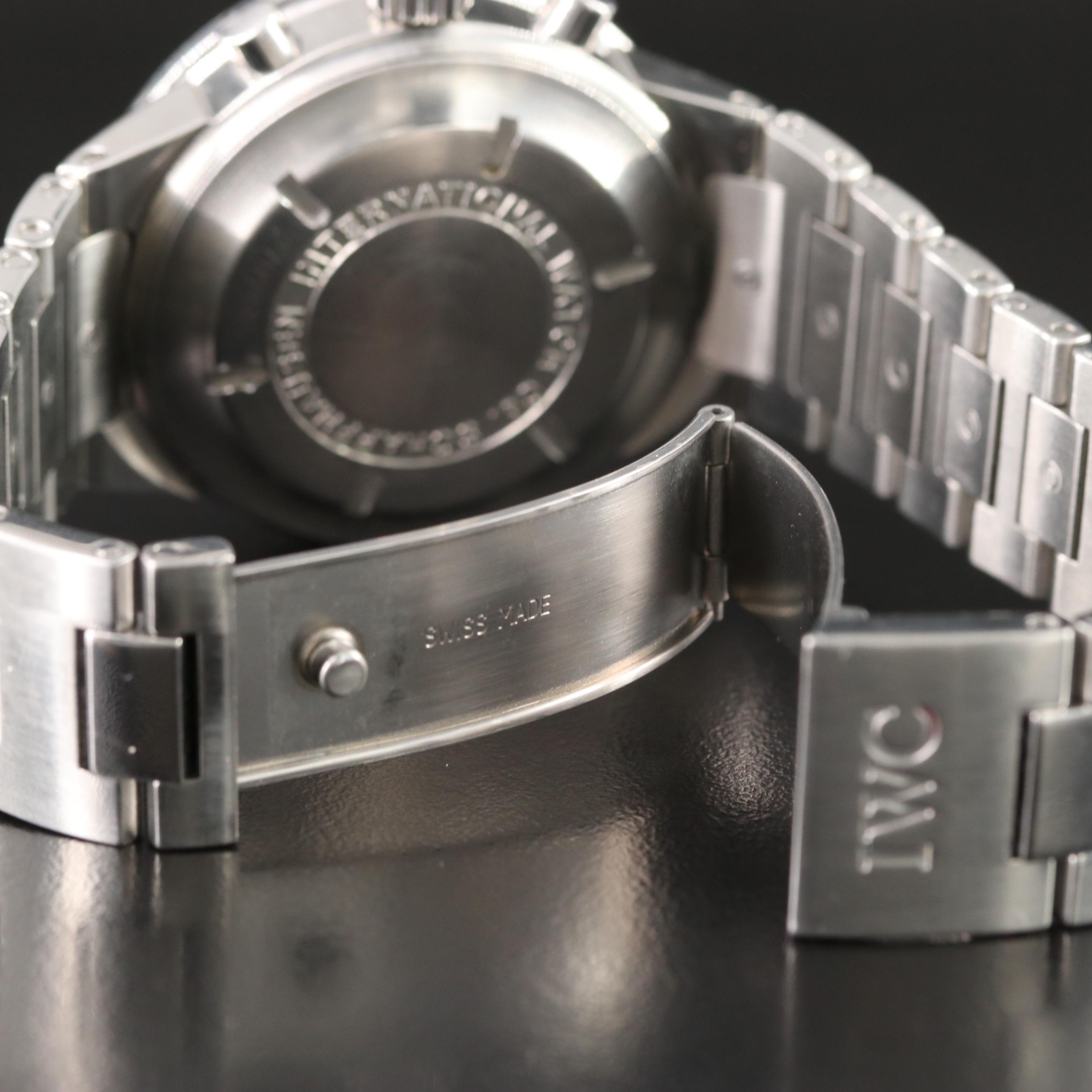 IWC GST Chronograph White 40 mm Steel Automatic Watch