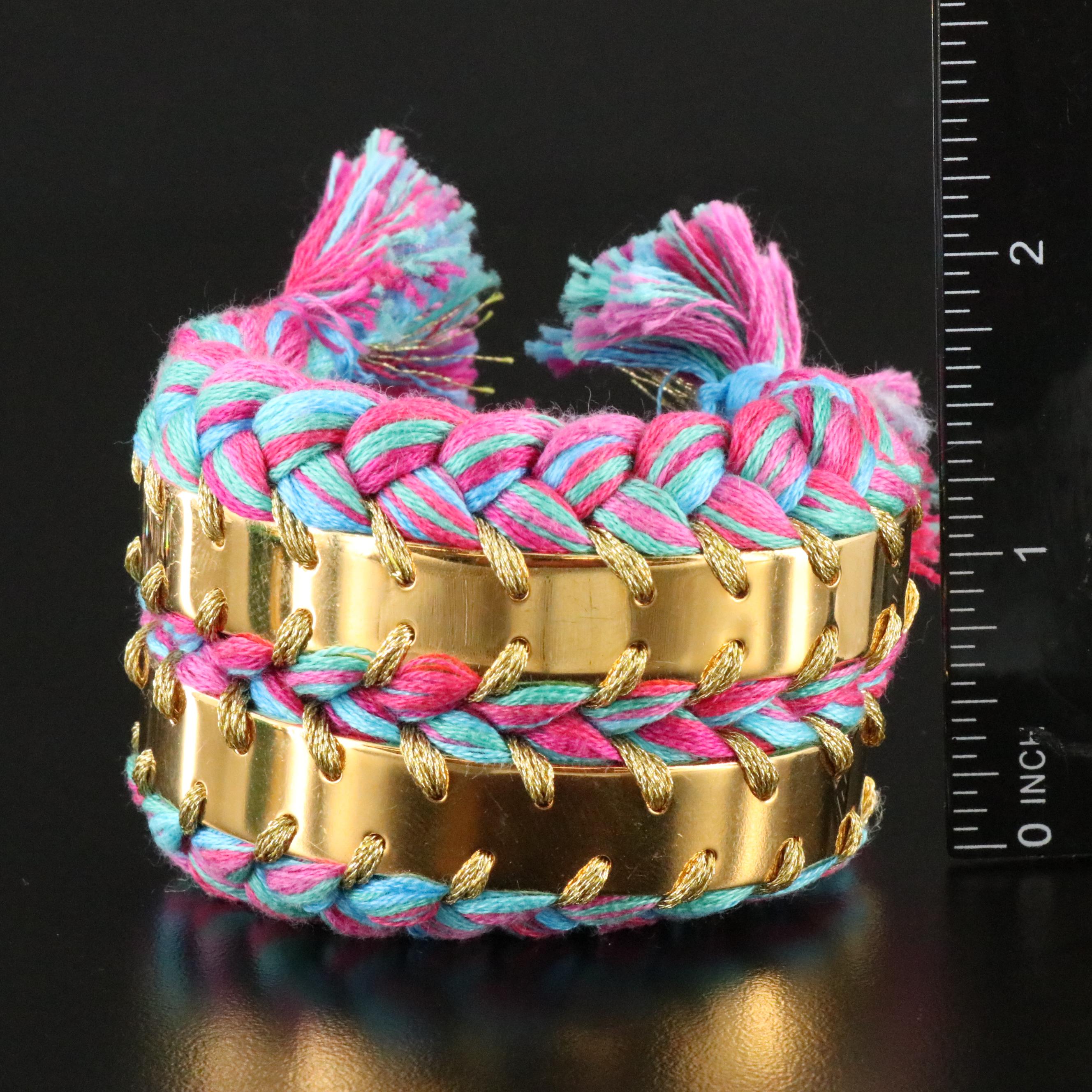 Aurélie Biderman Copacabana Bracelets and Erikson Beamon Cuff