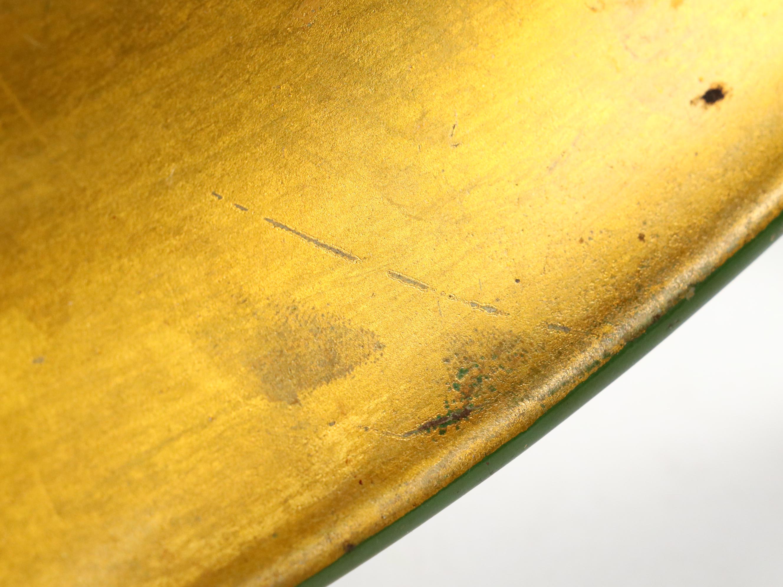 George Briard Toleware Tray with Wood Easel, Mid Century Modern