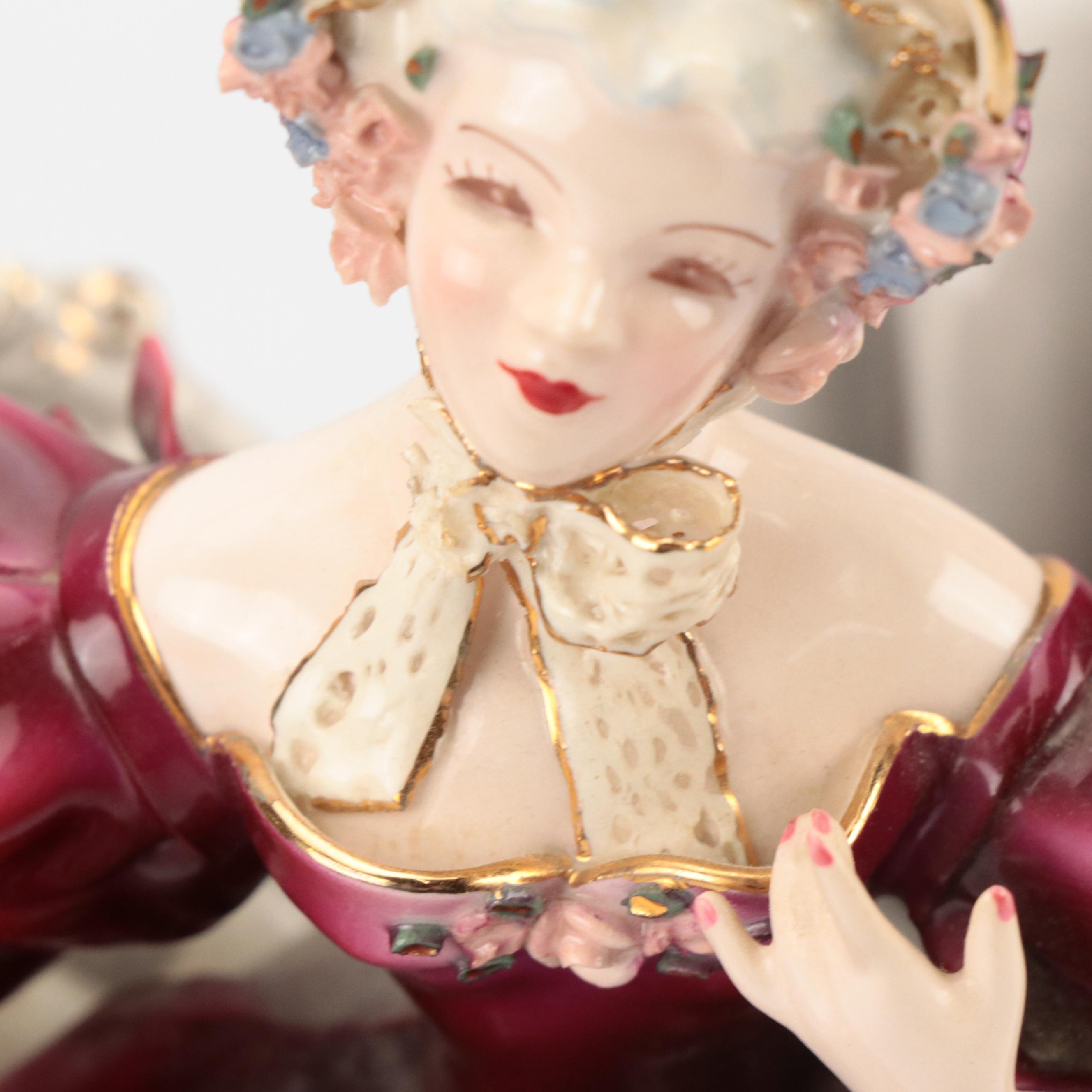 Florence Ceramics "Blue Boy", "Pinkie", and Other Figures