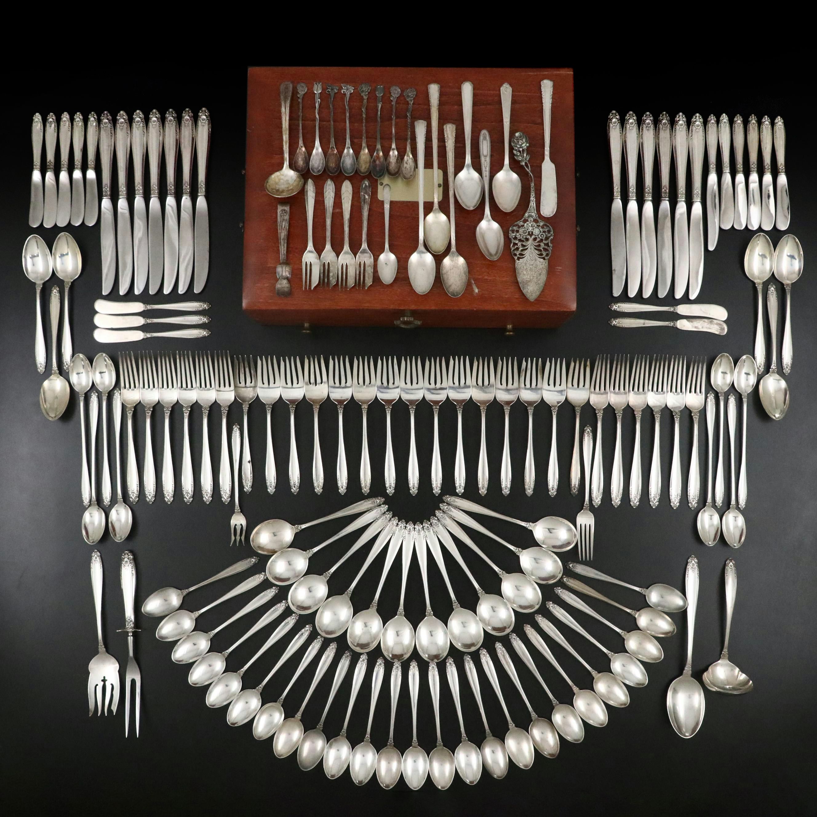 International Silver "Prelude" Sterling Silver Flatware, Mid-20th Century
