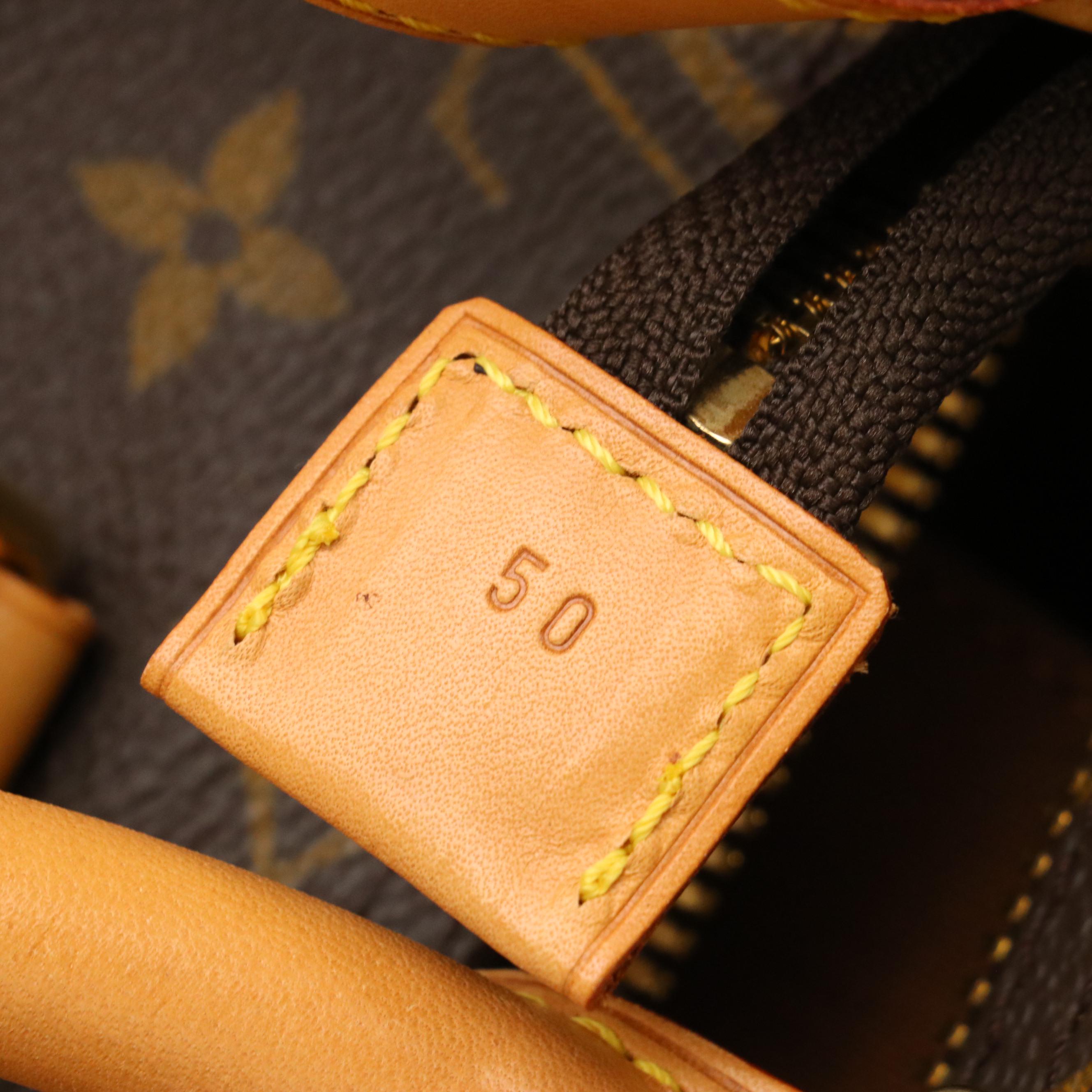 Louis Vuitton Cruiser 50 Travel Bag in Monogram Canvas