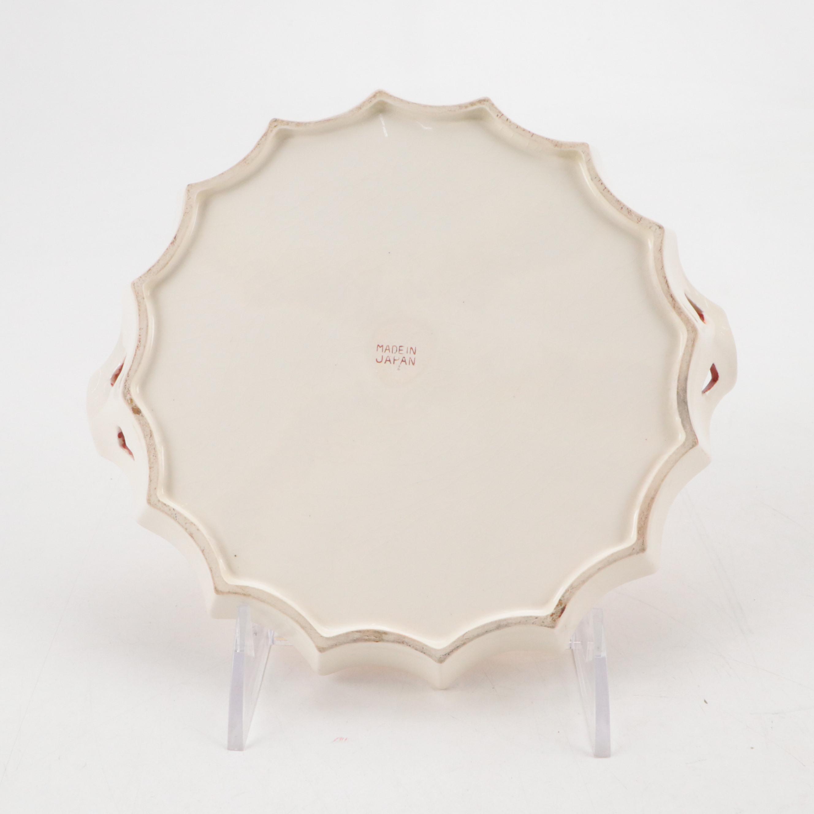 Japanese Hand-Painted Ceramic Condiment Set