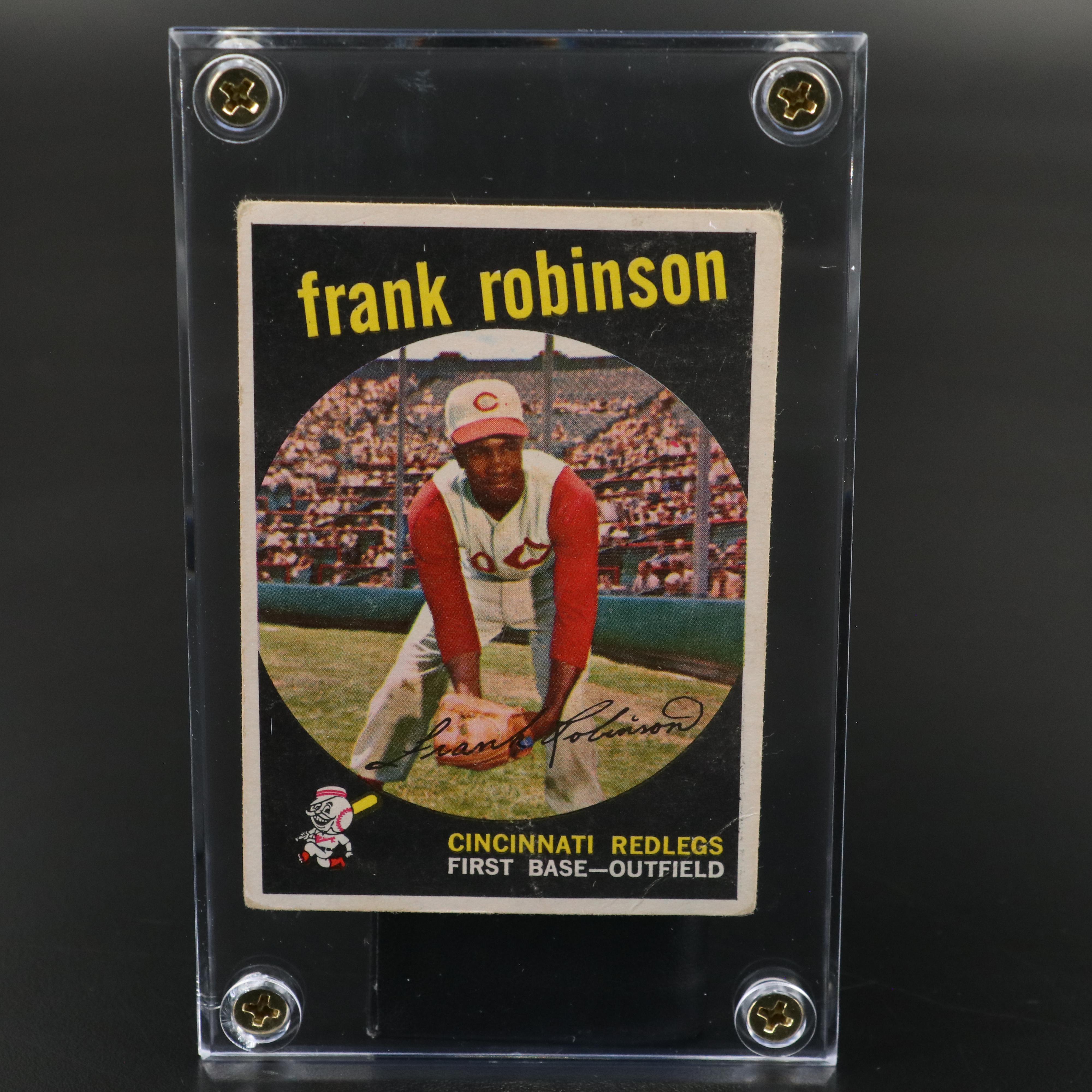 1959 Topps Frank Robinson Cincinnati Reds Baseball Card