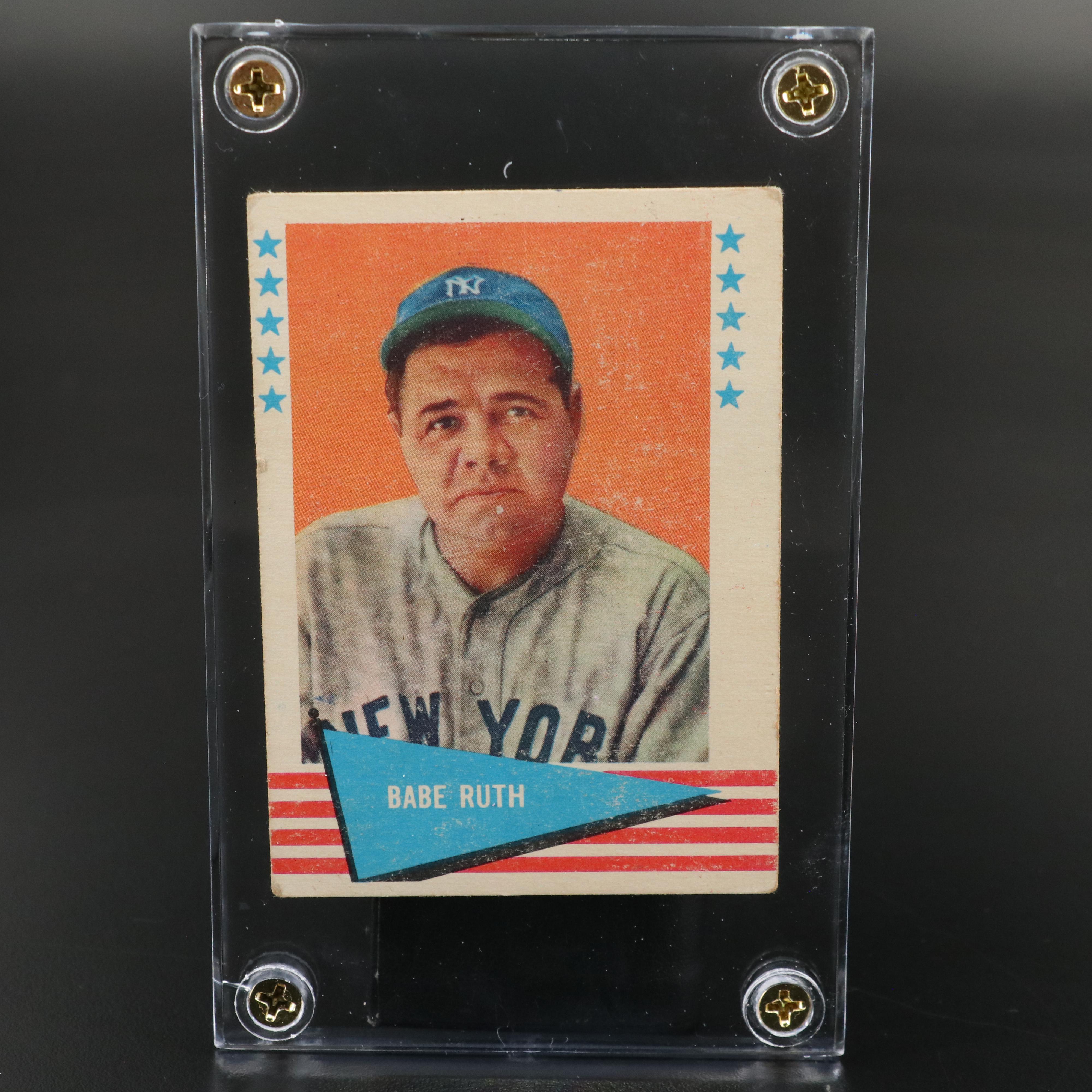 1961 Fleer Babe Ruth New York Yankees Baseball Card