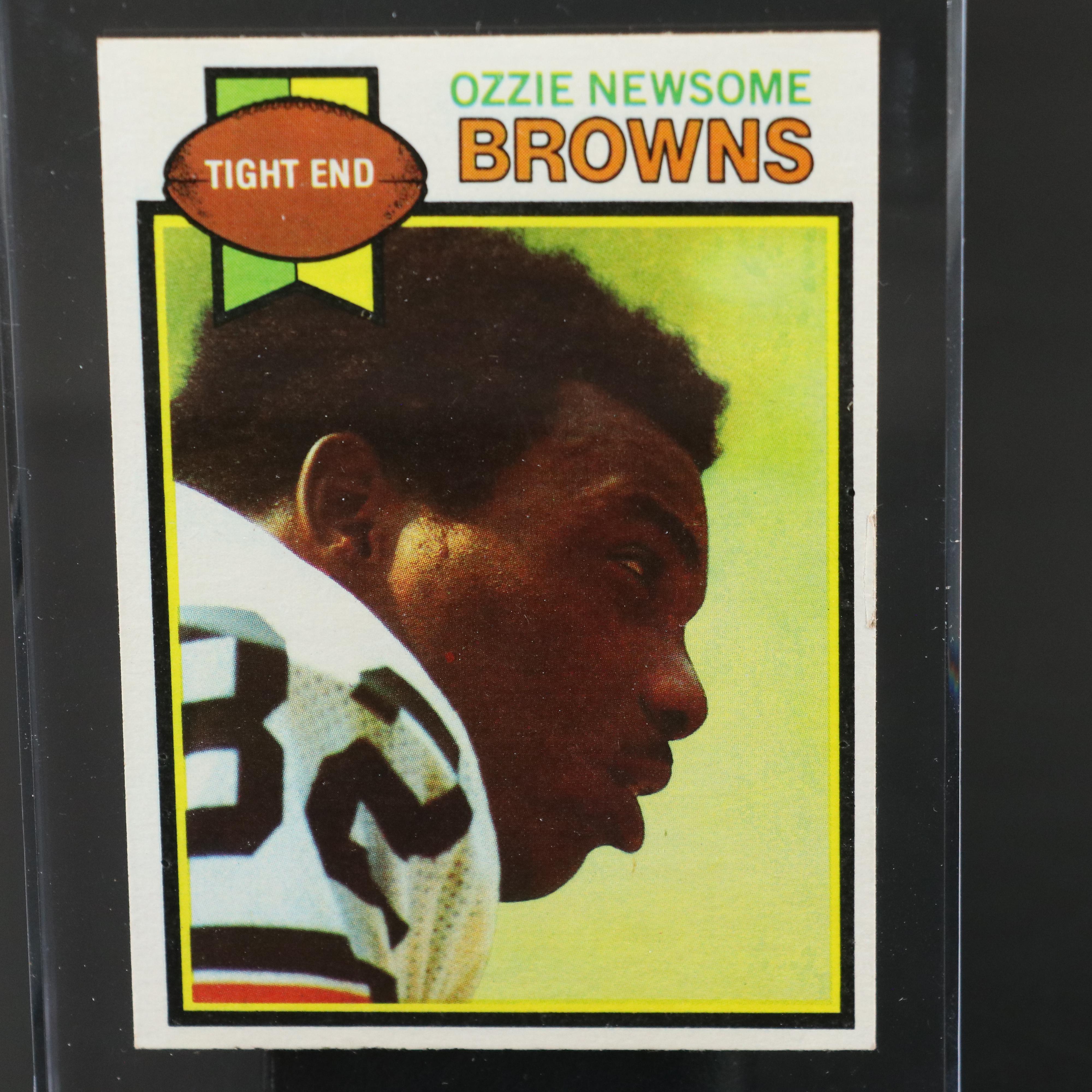 1979 Topps Ozzie Newsome Cleveland Browns Rookie Football Card