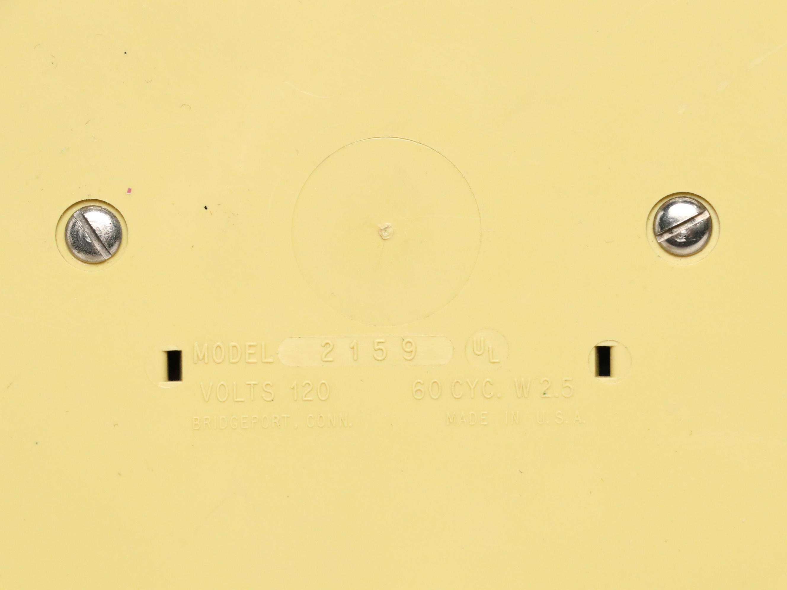 General Electric Model 2159 Electric Wall Clocks