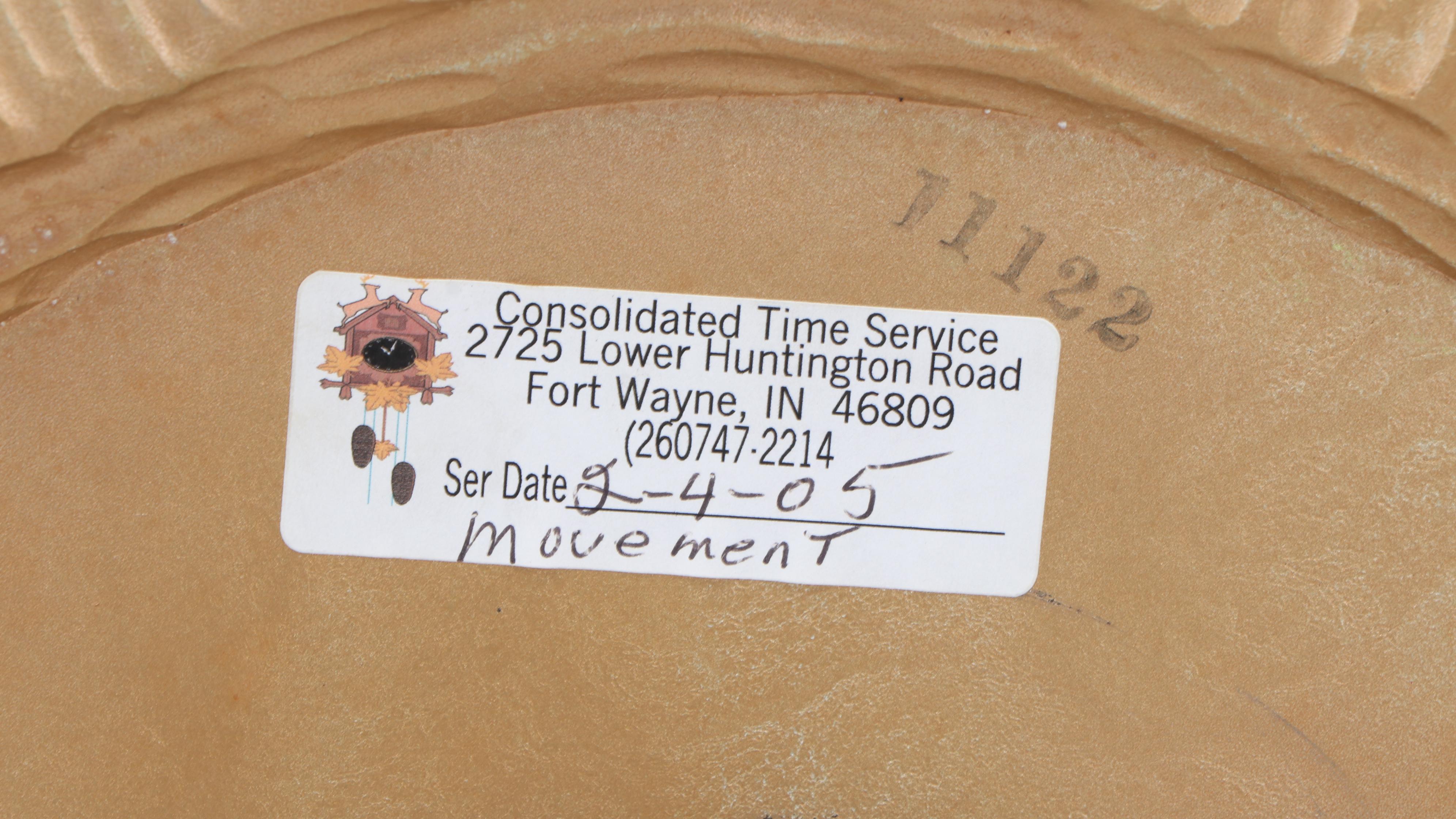 Elgin Mid Century Modern Sunburst Wall Clock