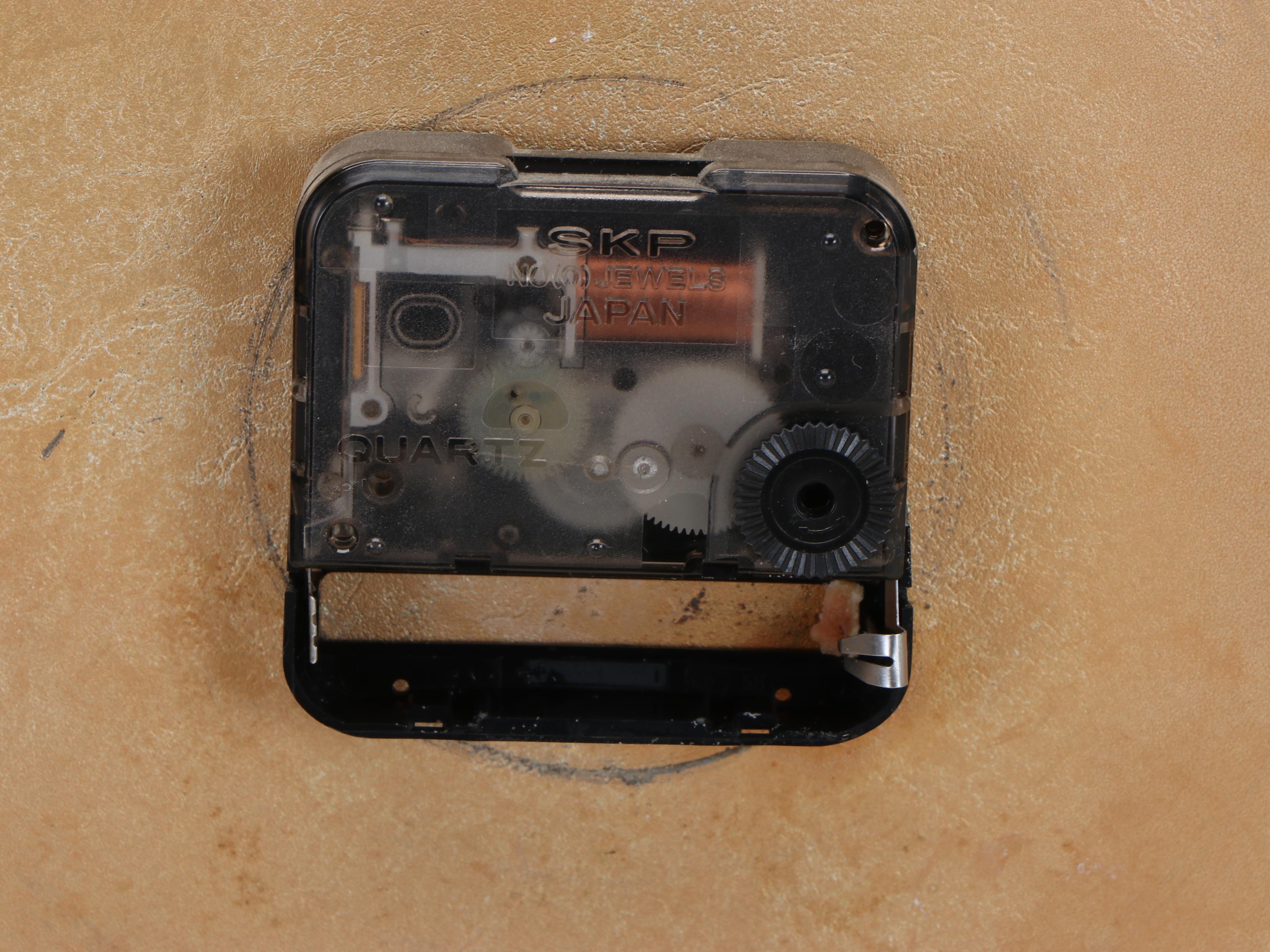 Elgin Mid Century Modern Sunburst Wall Clock