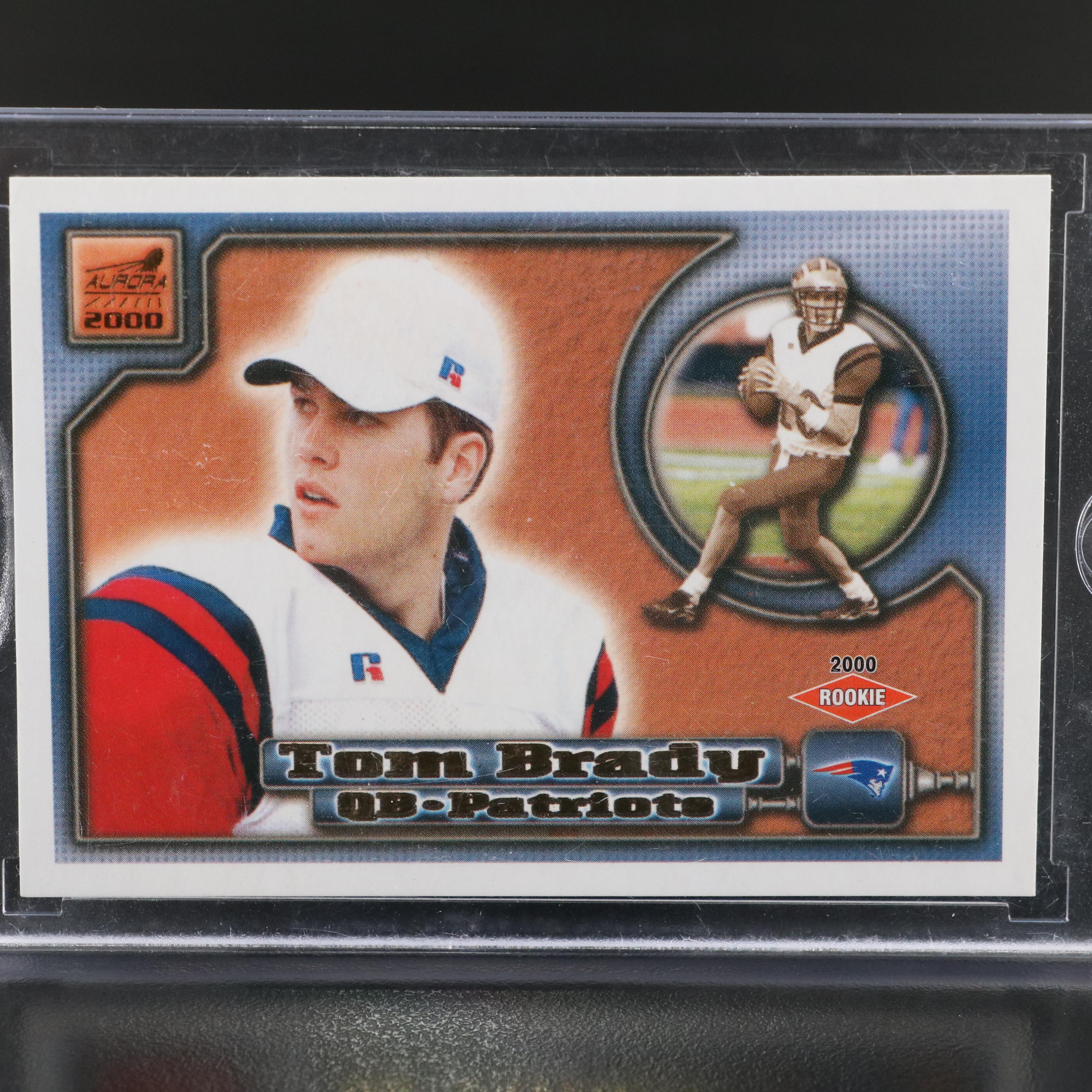2000 Aurora Tom Brady New England Patriots Rookie Football Card