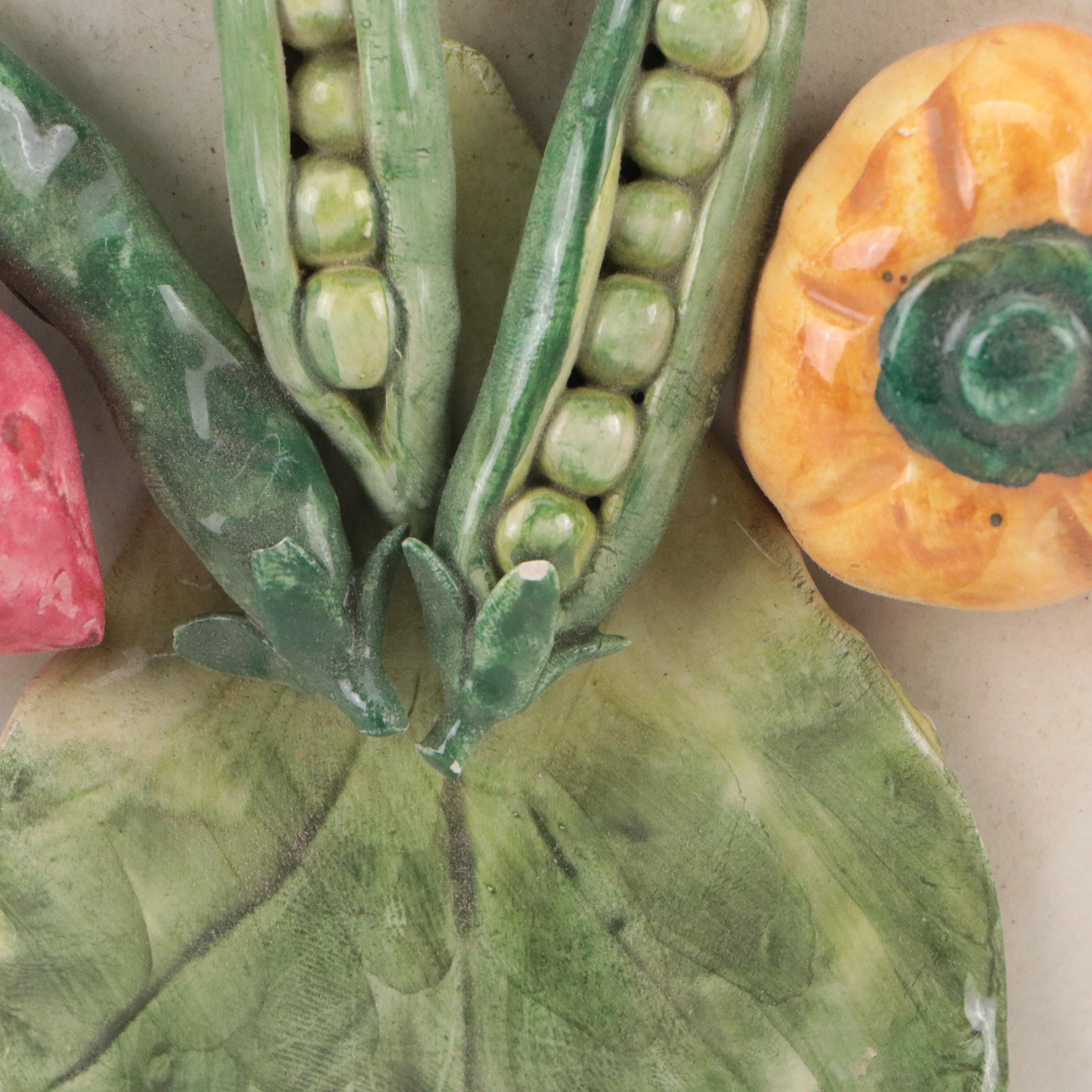 Shawnee Pottery Ceramic "Corn King" Teapot with Other Serveware