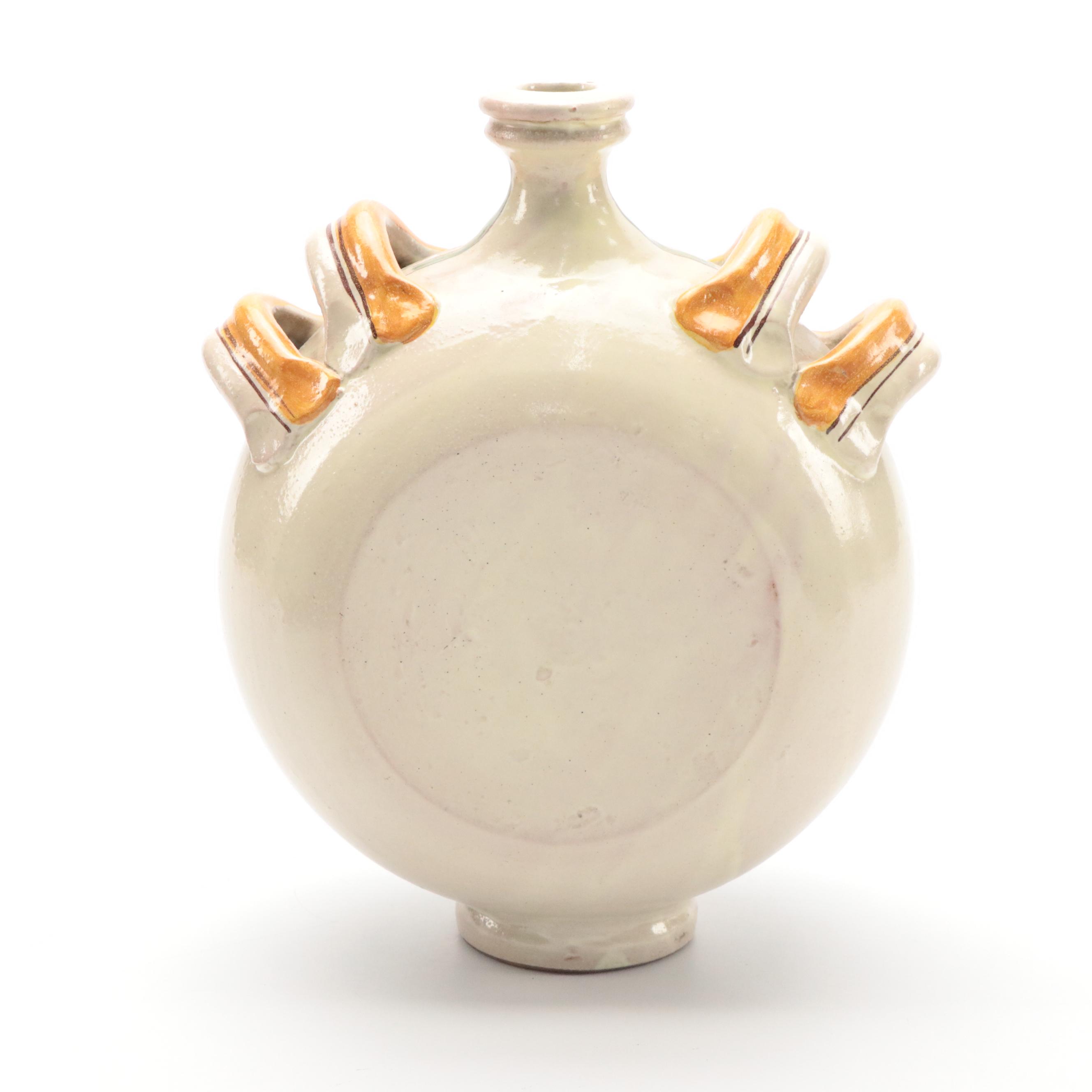 Alessi Ceramiche Italian Majolica Flask