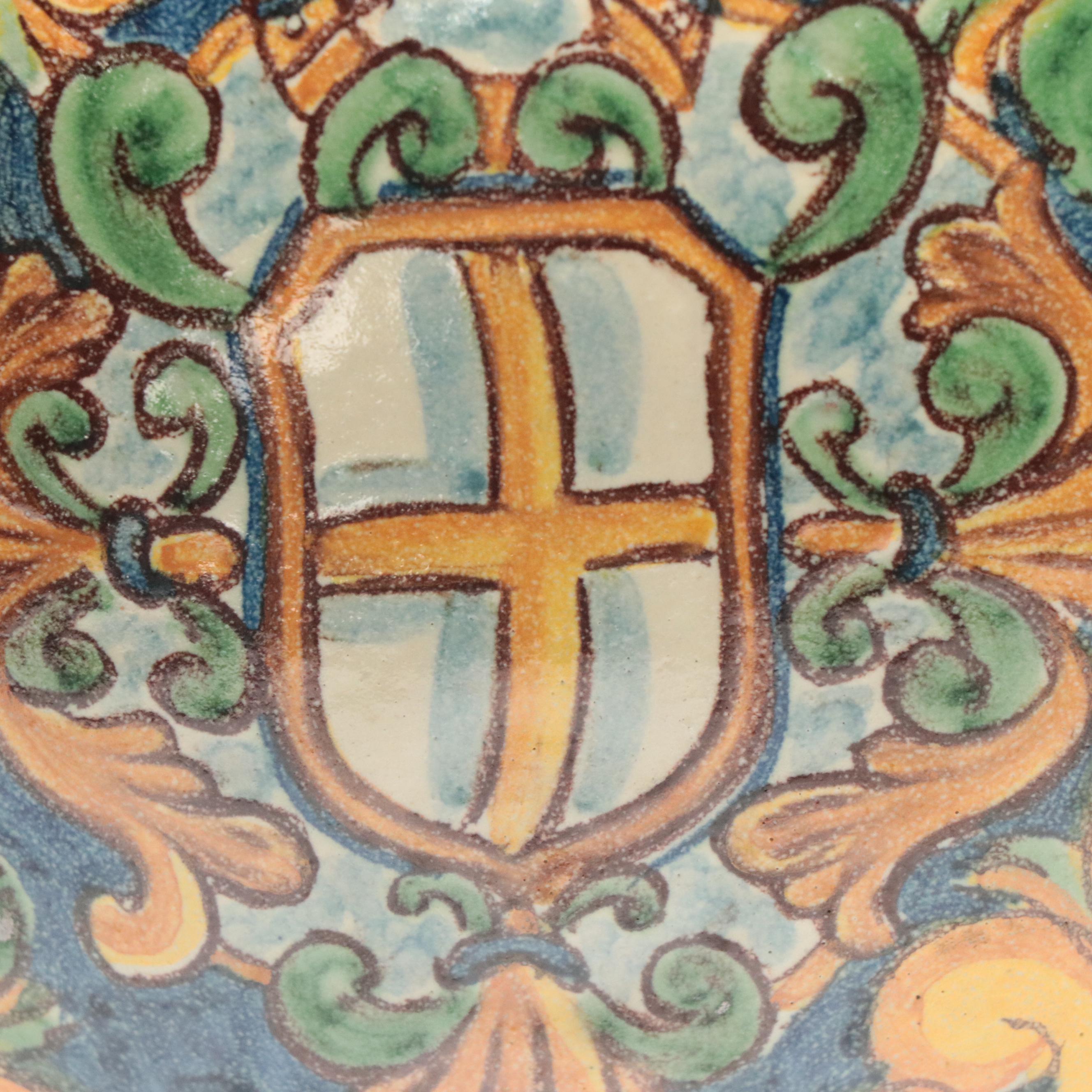 Alessi Ceramiche Italian Majolica Flask