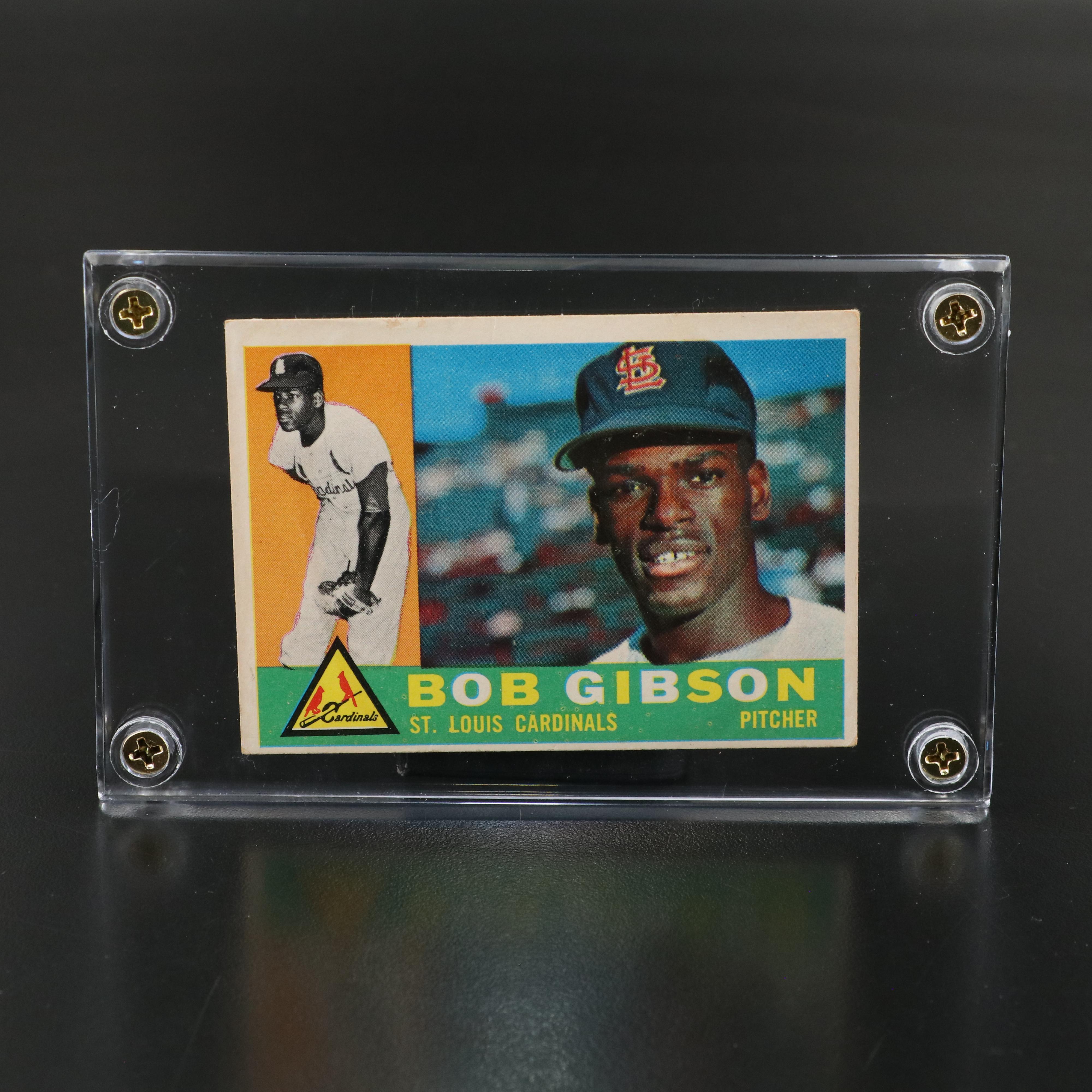 1960 Topps Bob Gibson St. Louis Cardinals Baseball Card