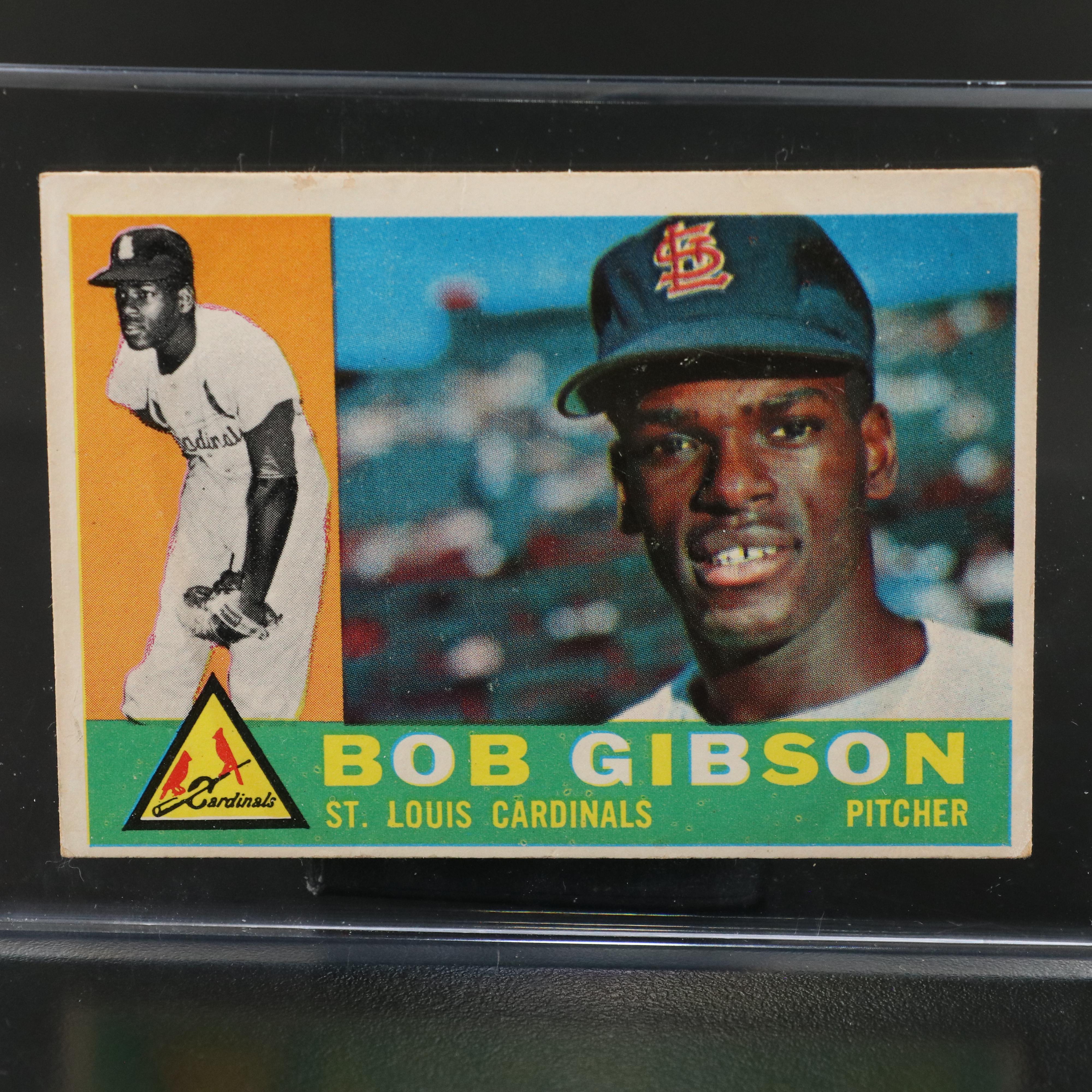 1960 Topps Bob Gibson St. Louis Cardinals Baseball Card