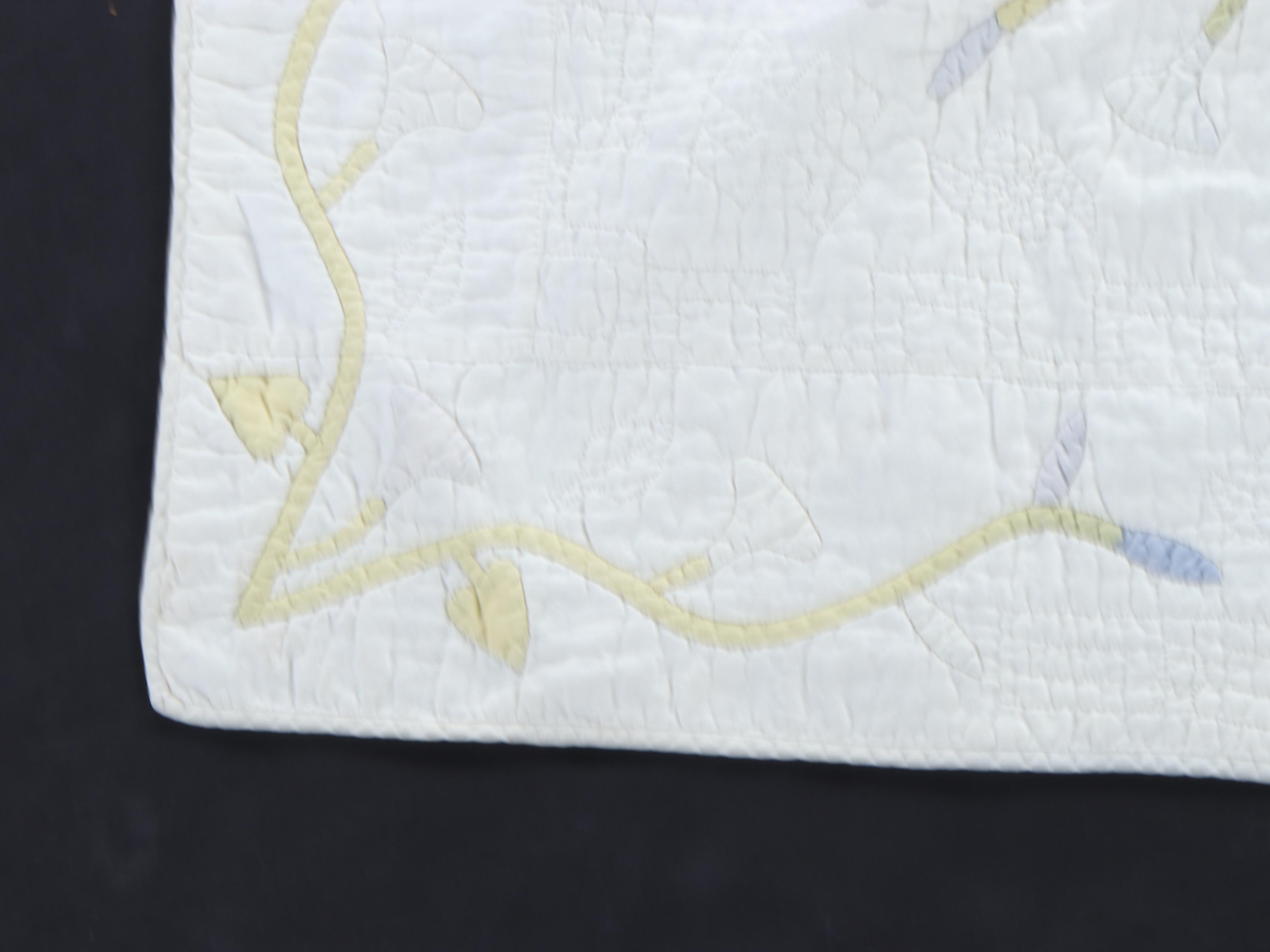 Handmade Cross Stitch and Hand-Appliqued Quilts