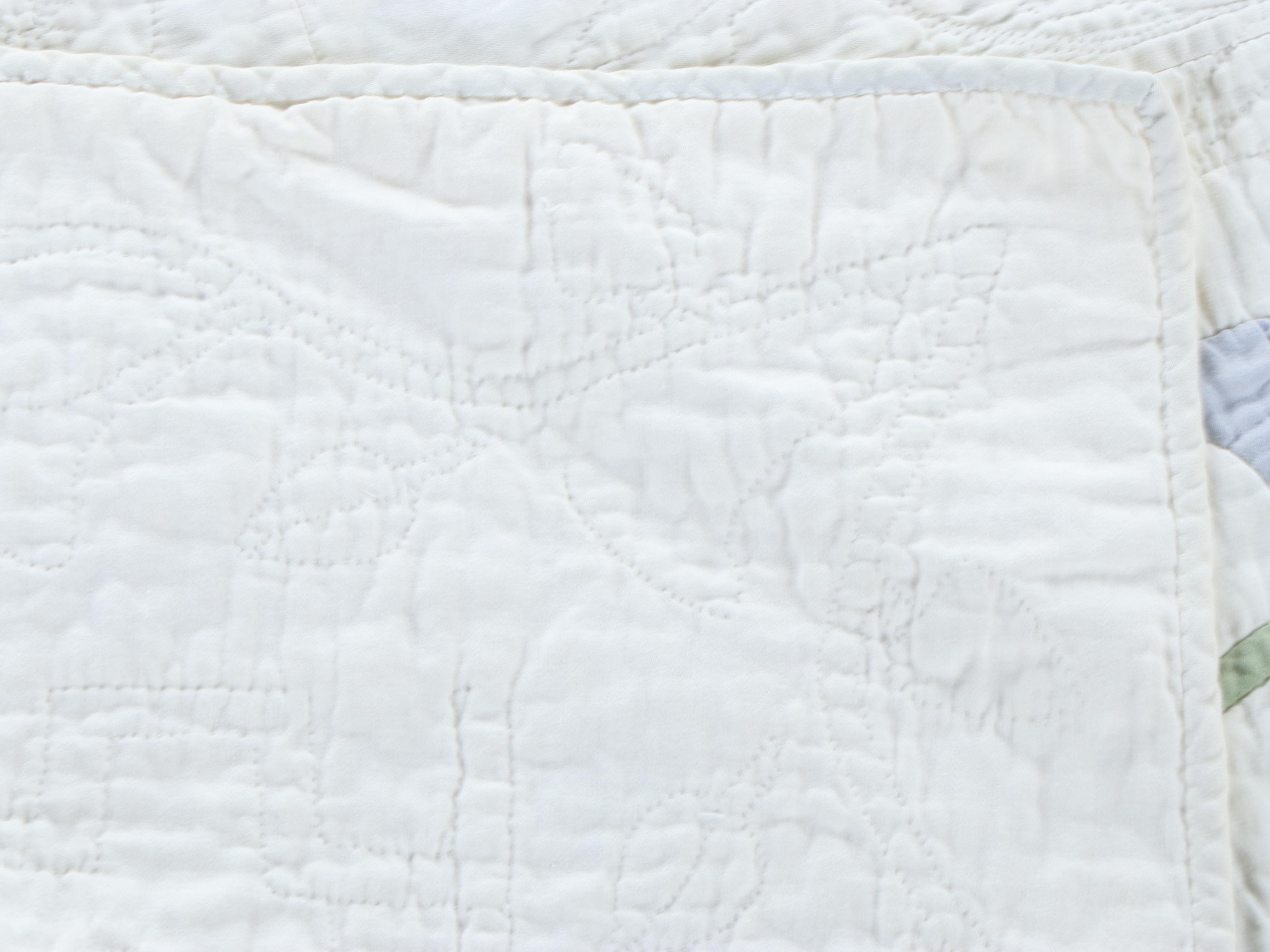 Handmade Cross Stitch and Hand-Appliqued Quilts