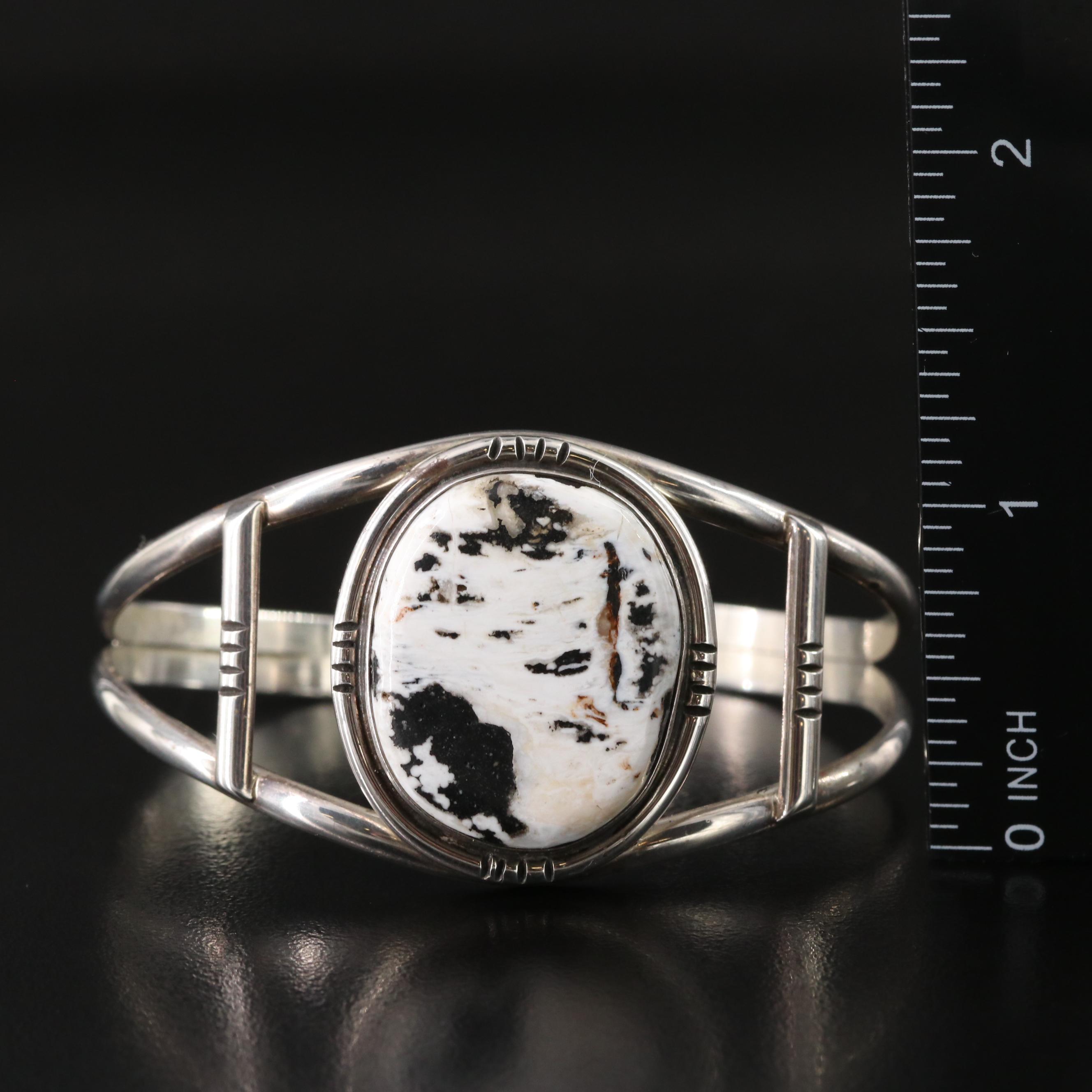 Signed Southwestern & Mexican Sterling Bracelets Including Lapis Lazuli