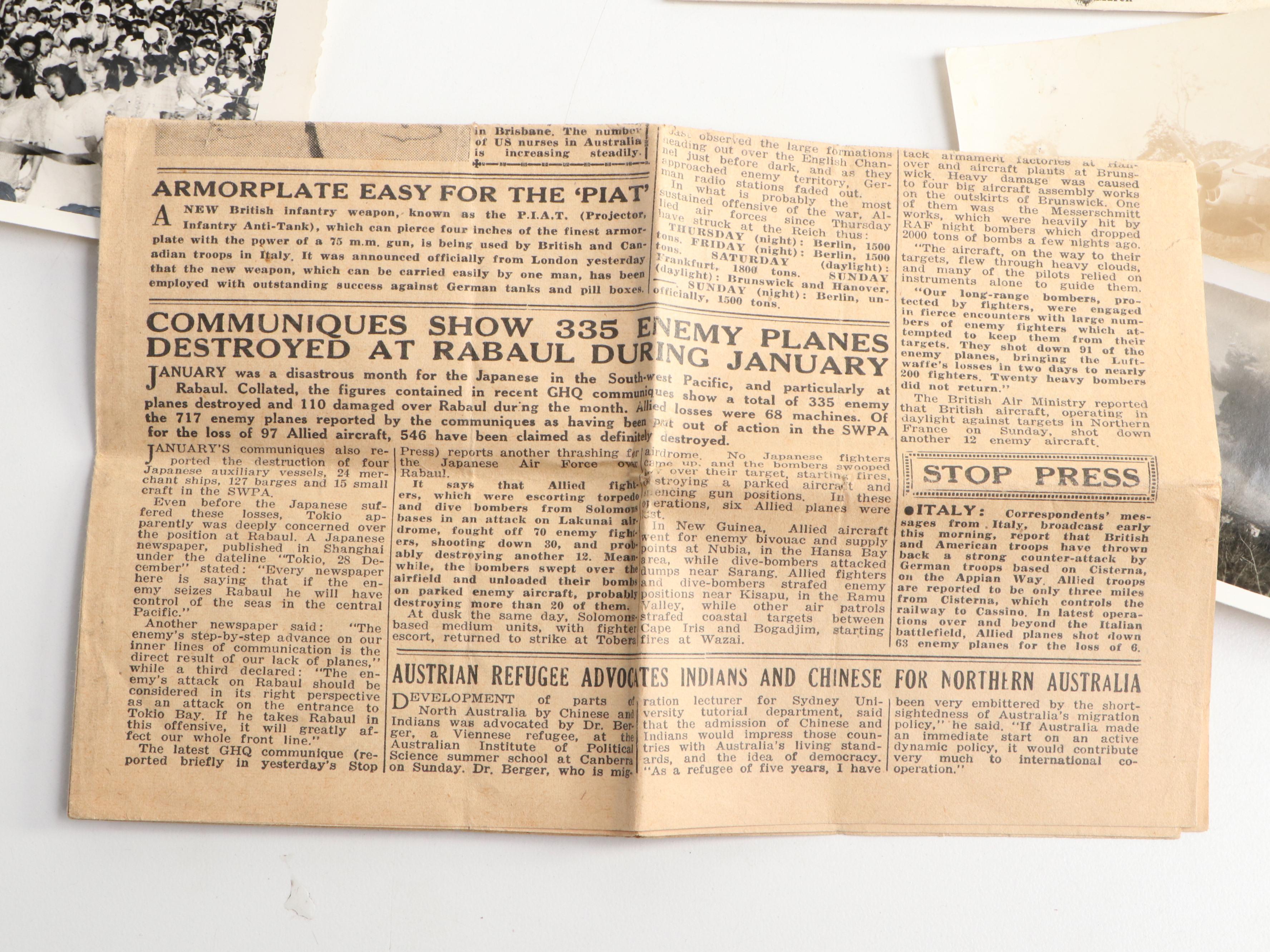 World War II Era Photos of B-24 Plane, Philippines and More, 1940s