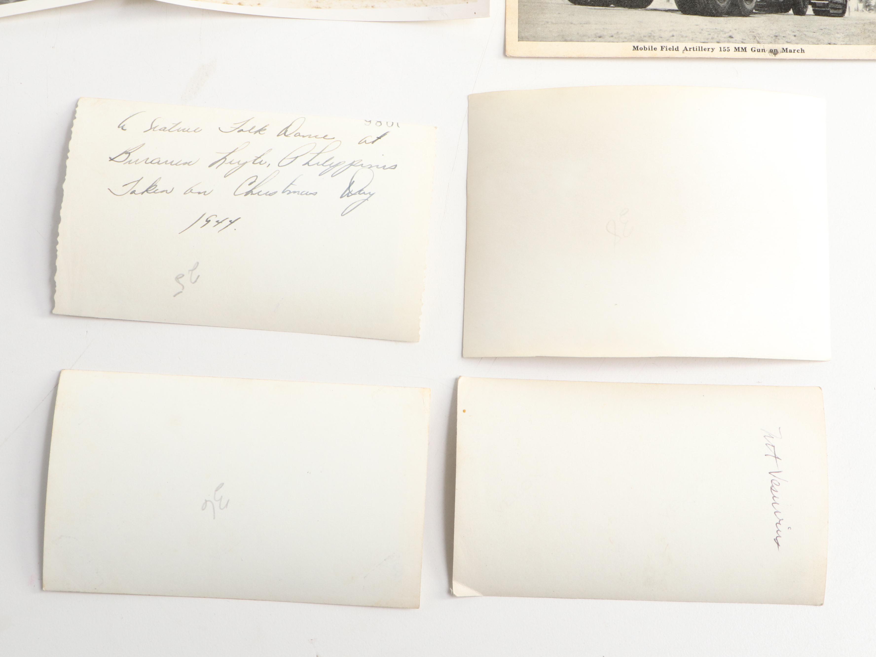 World War II Era Photos of B-24 Plane, Philippines and More, 1940s