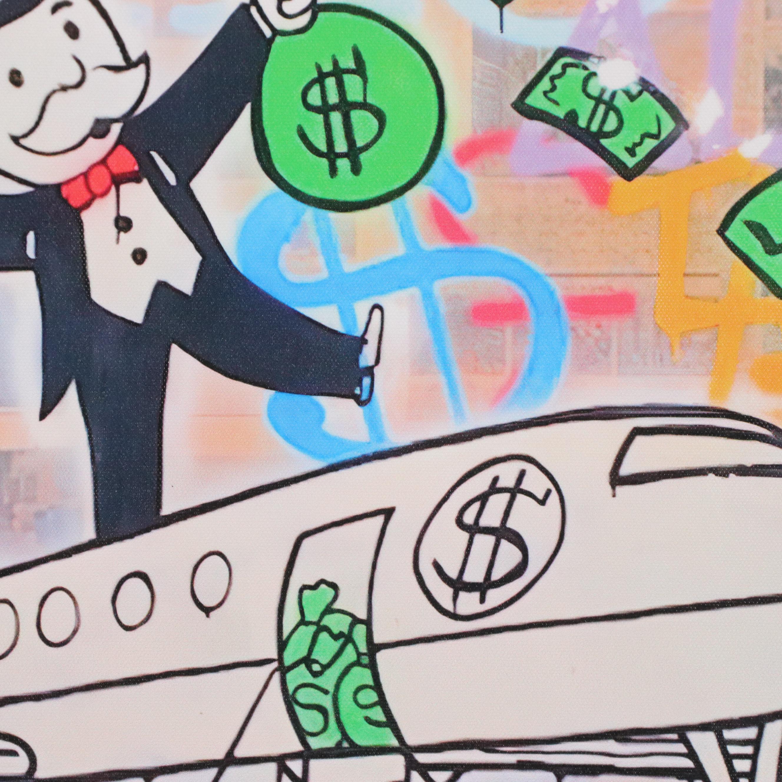 Set of Monopoly Graphic Giclées Including "Monopoly Richie $ Golf"