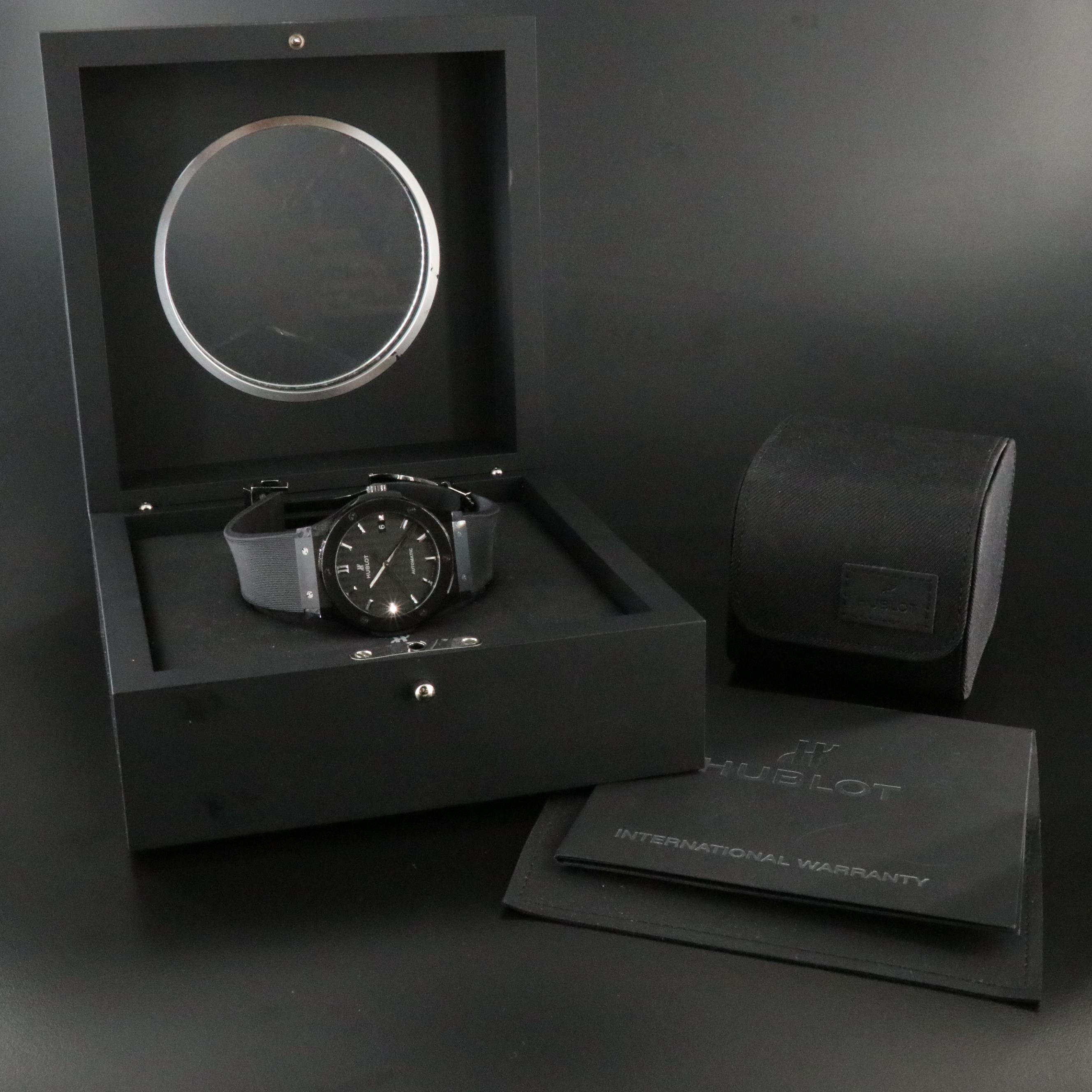 Hublot Classic Fusion Black Magic 511.CM.1771.RX 46mm Ceramic Automatic Watch