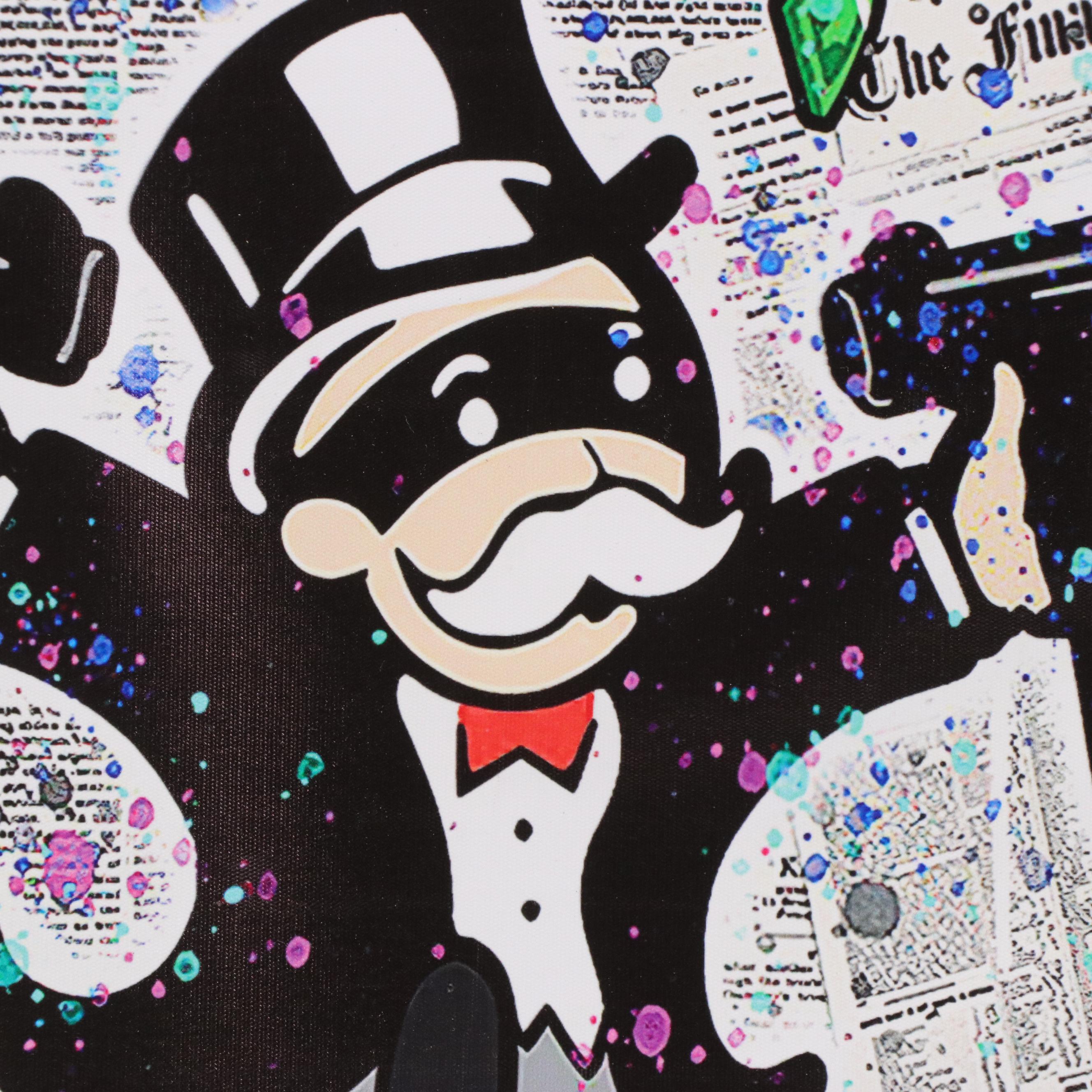 Set of Monopoly Graphic Giclées Including "Monopoly Richie $ Golf"