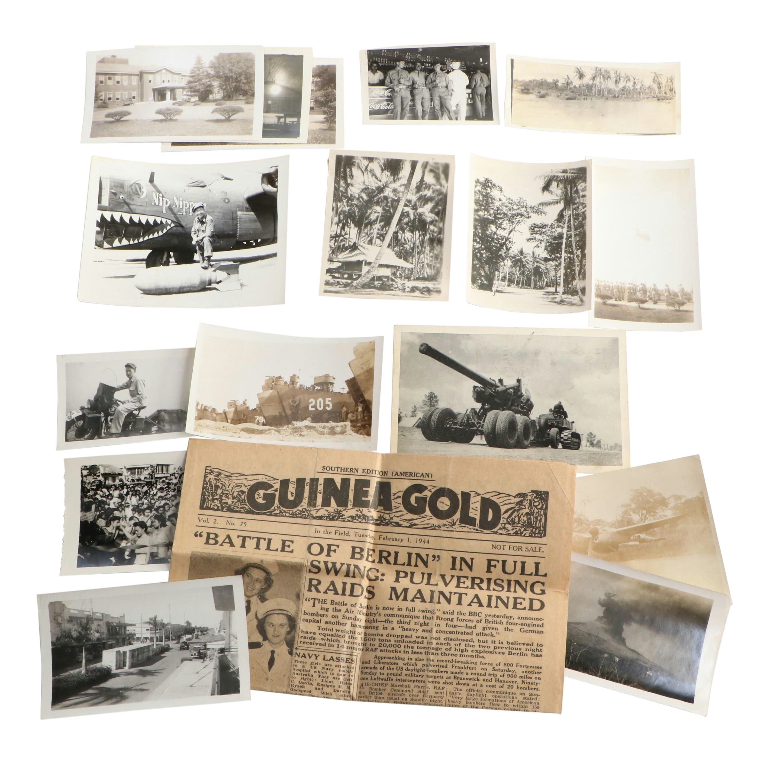 World War II Era Photos of B-24 Plane, Philippines and More, 1940s