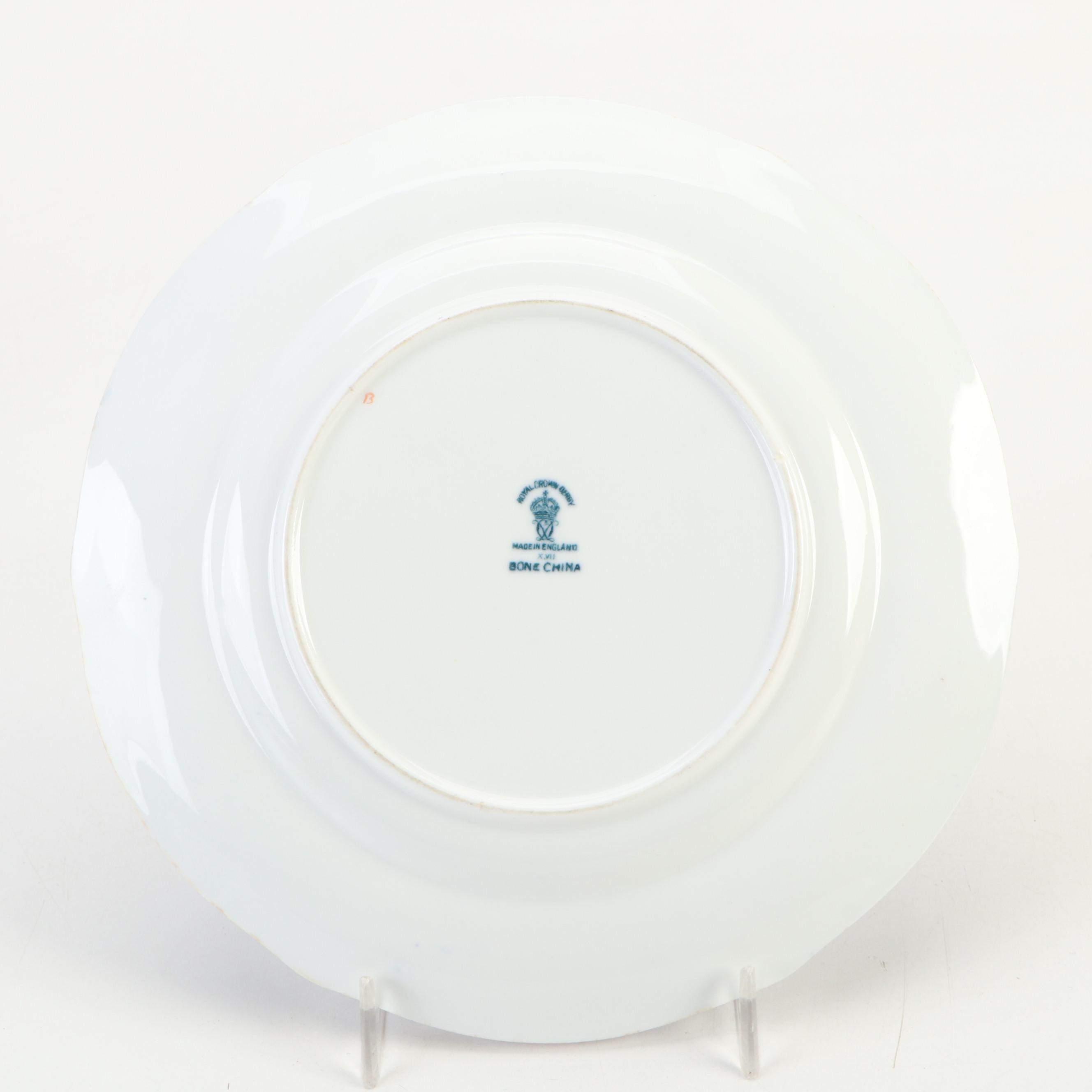 Royal Crown Derby "Blue Mikado" Gilt Porcelain Tea and Coffee Service