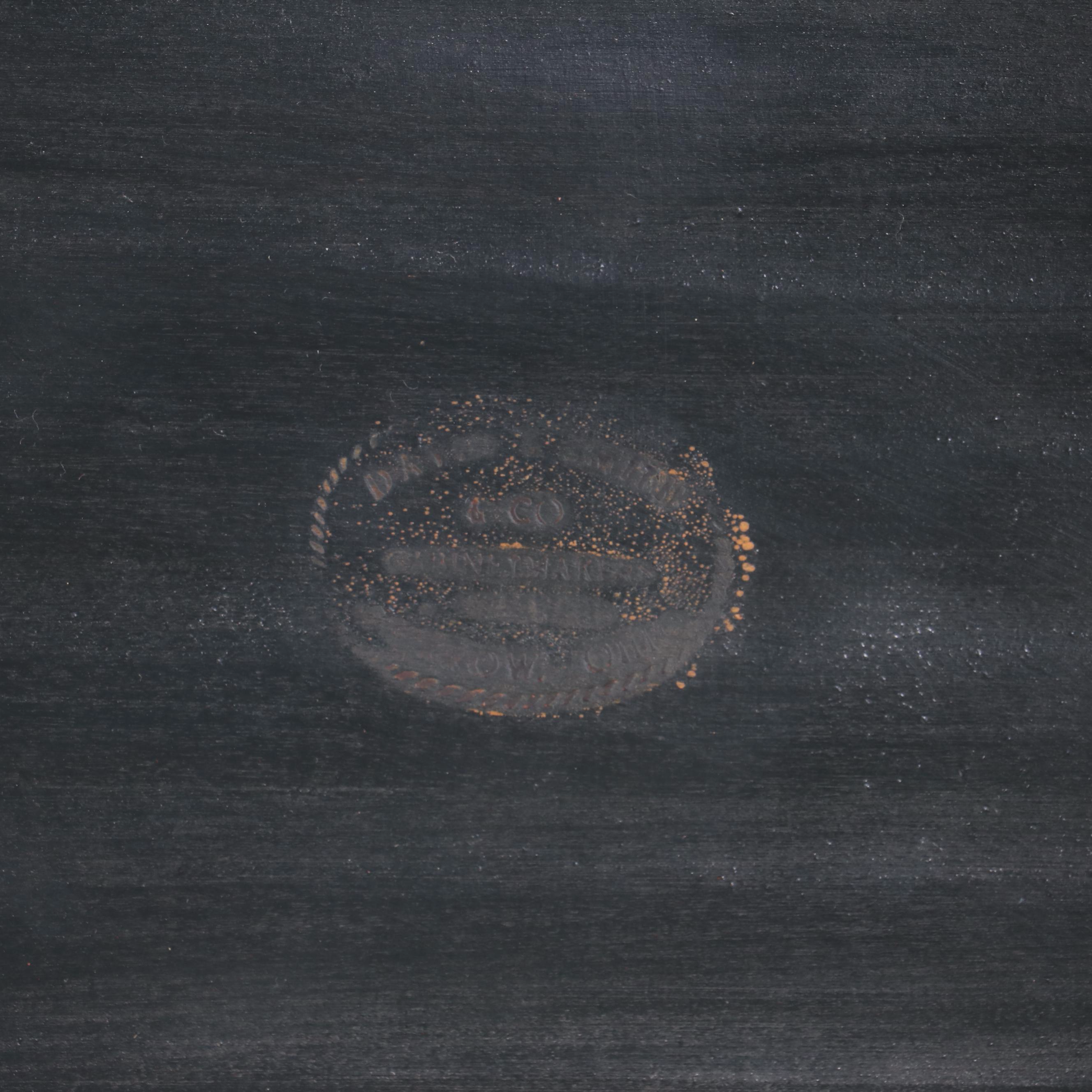 Ten-Piece David T. Smith & Co. Colonial Style Painted and Tiger Maple Dining Set