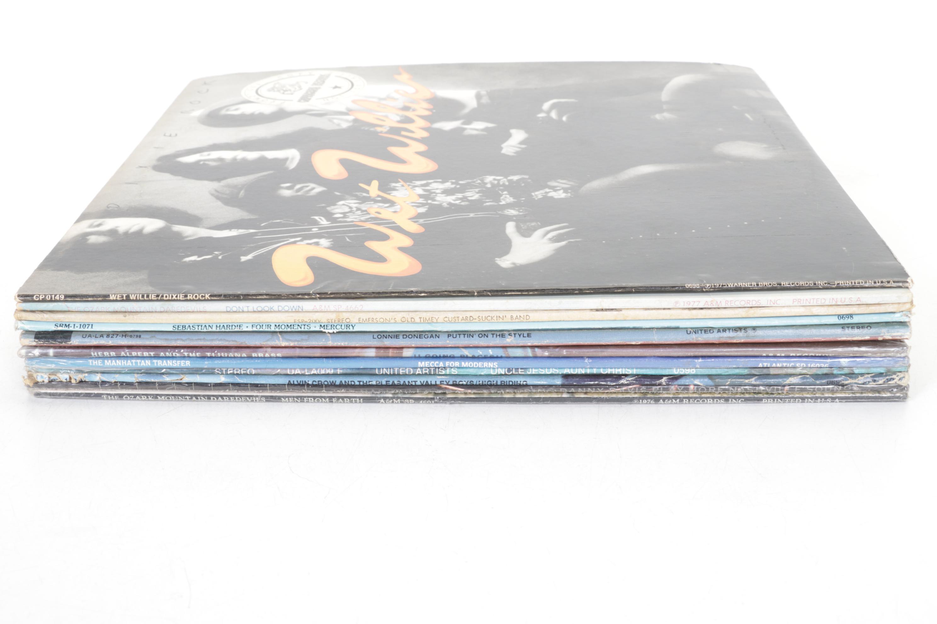 Wet Willie & The Ozark Mountain Daredevils with More Vinyl Records