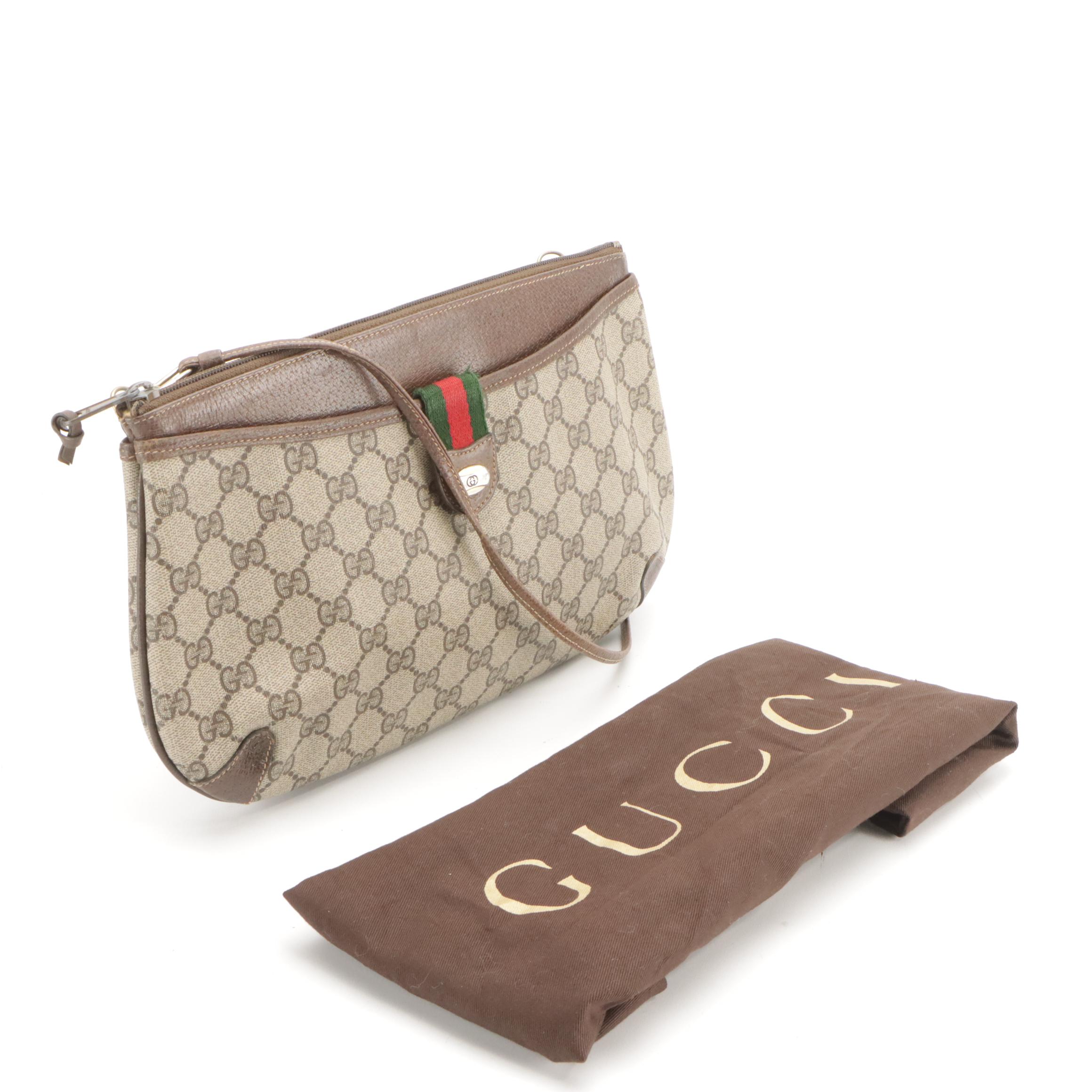 Gucci Accessory Collection GG Supreme Canvas, Leather & Web Stripe Crossbody