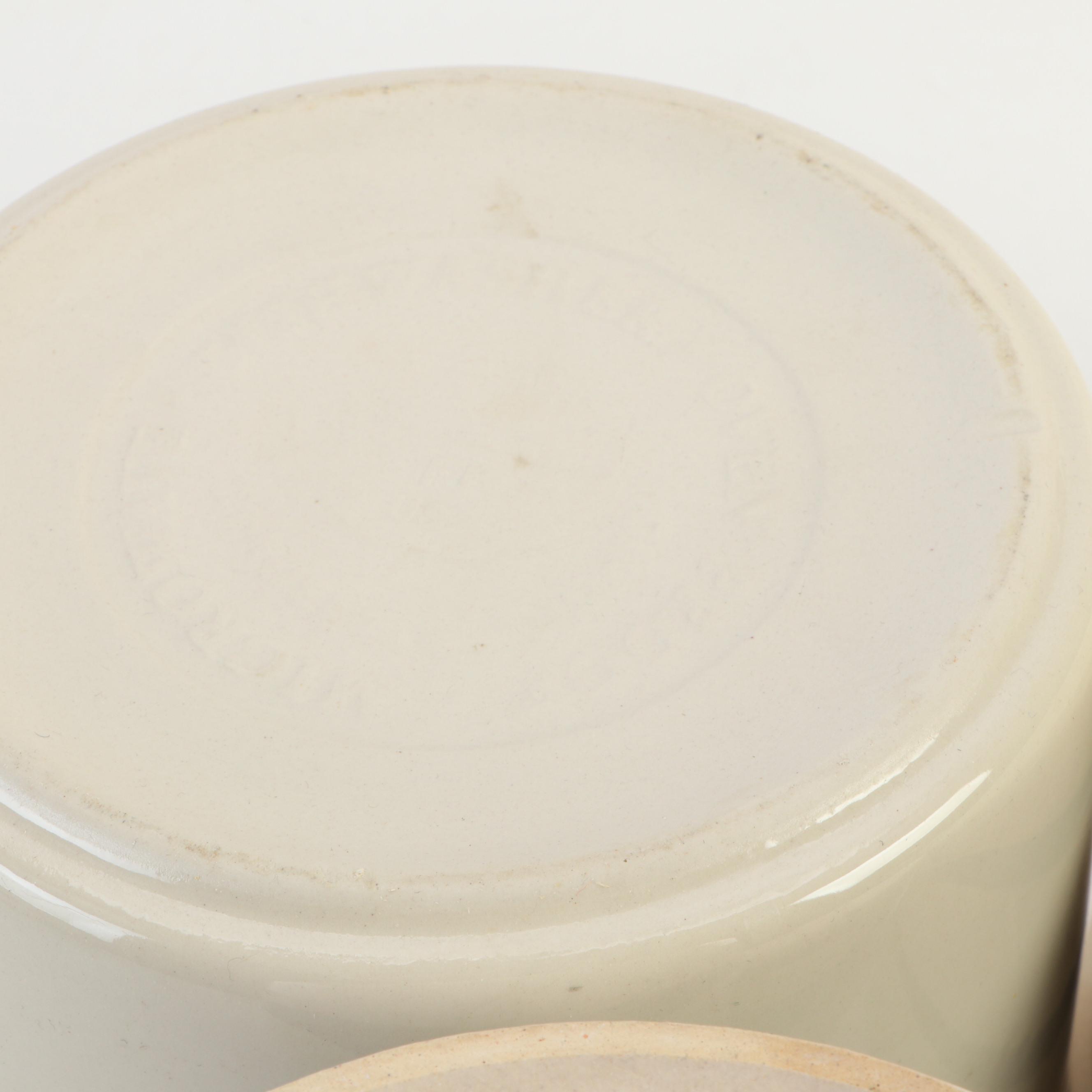 Robinson Ransbottom with Friendship Pottery and Other Blue Banded Stoneware