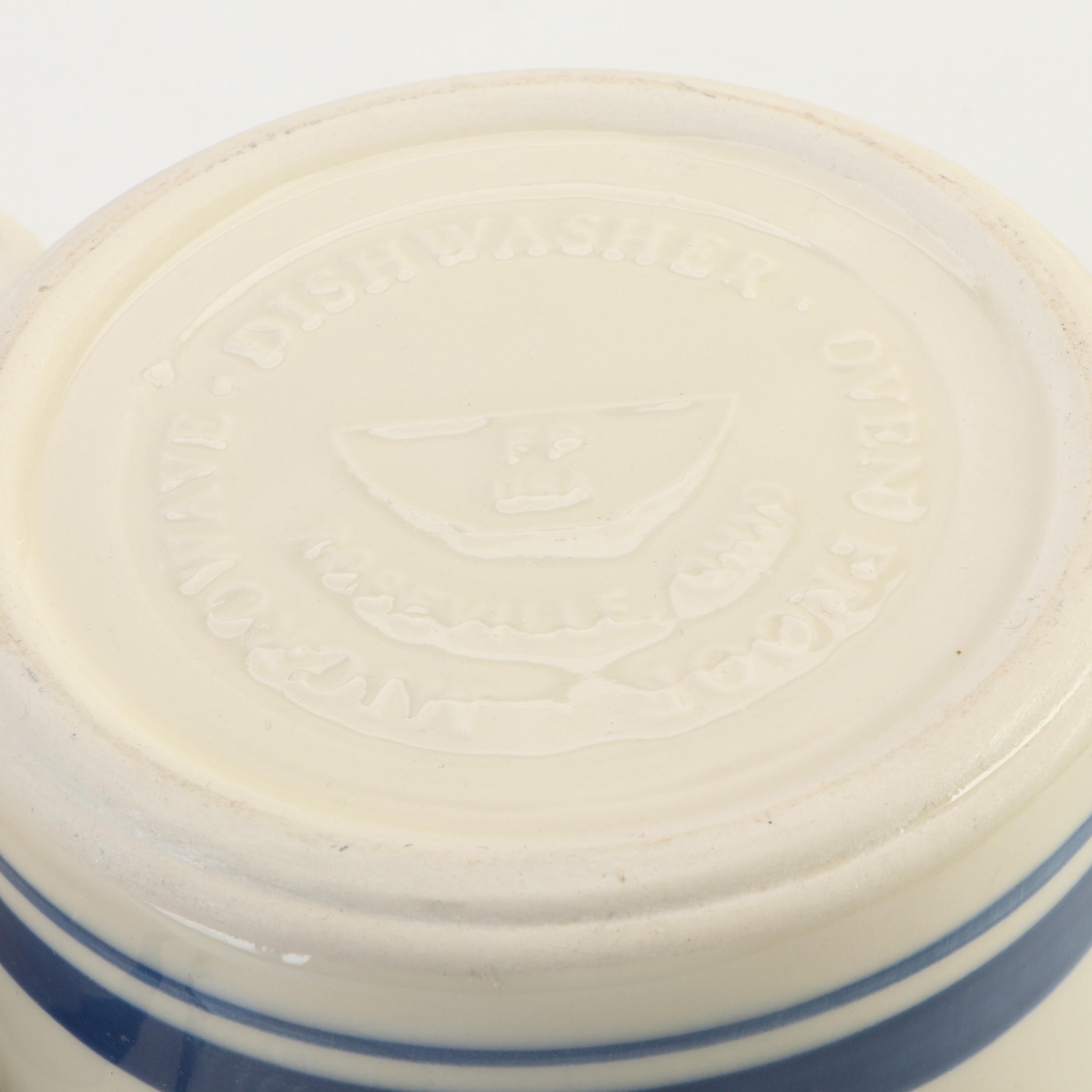 Robinson Ransbottom with Friendship Pottery and Other Blue Banded Stoneware