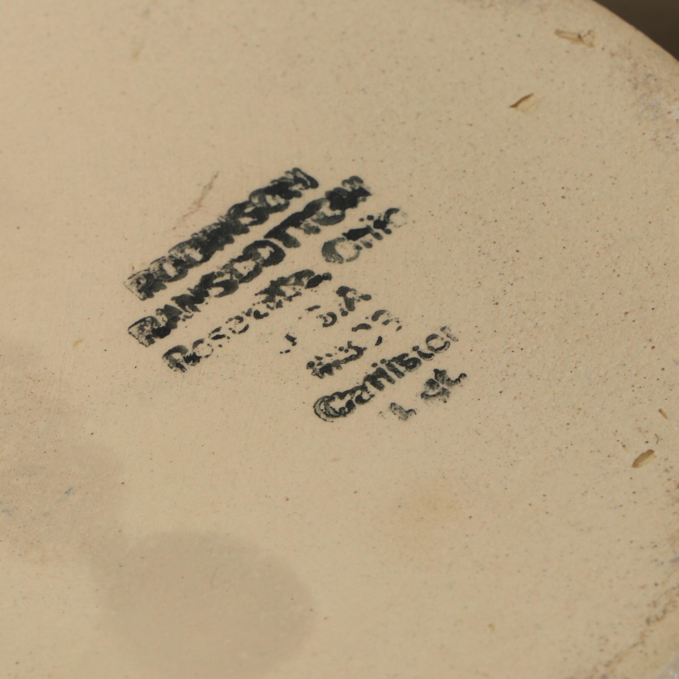 Robinson Ransbottom with Friendship Pottery and Other Blue Banded Stoneware