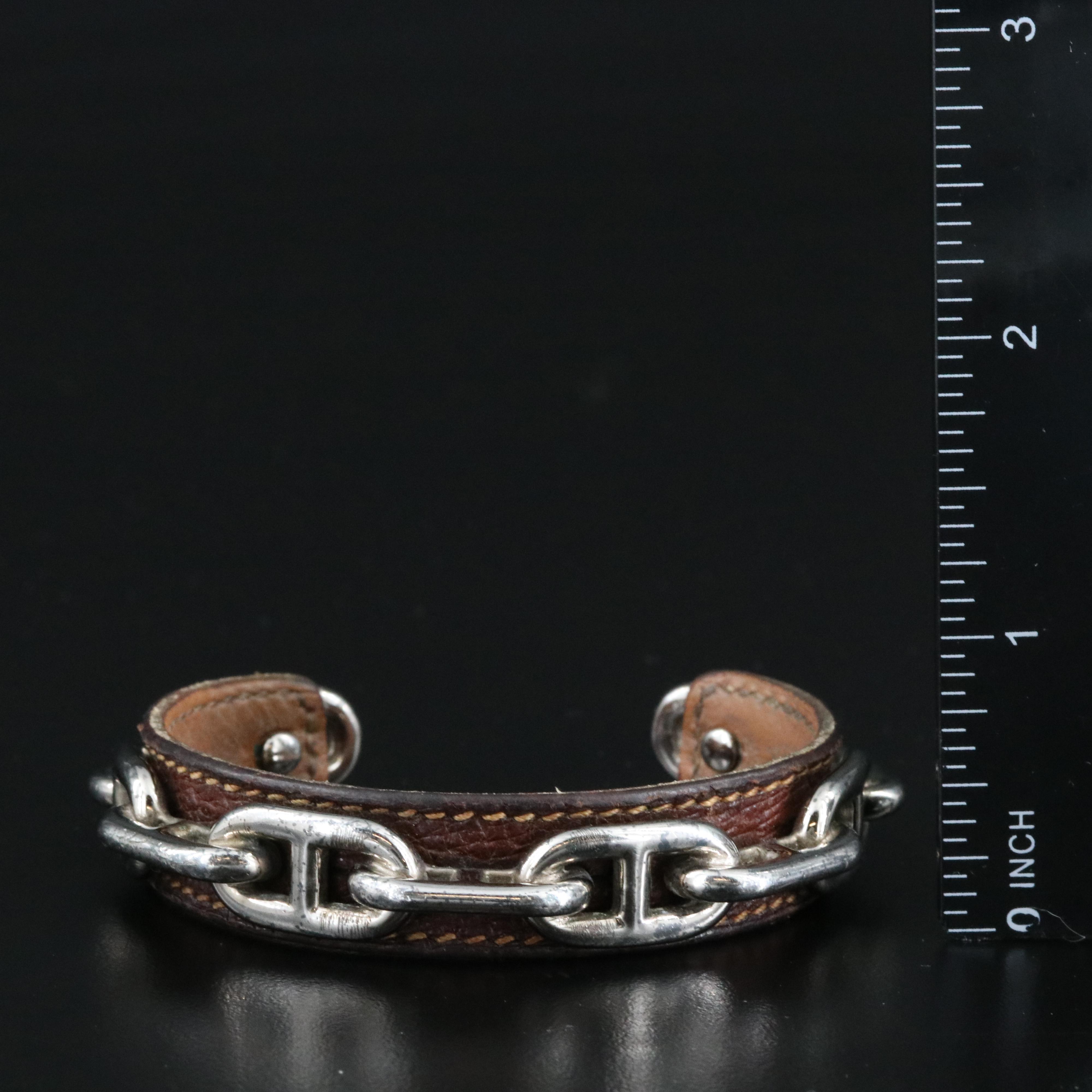 Hermès Chain D'Ancre Cuff Bracelet