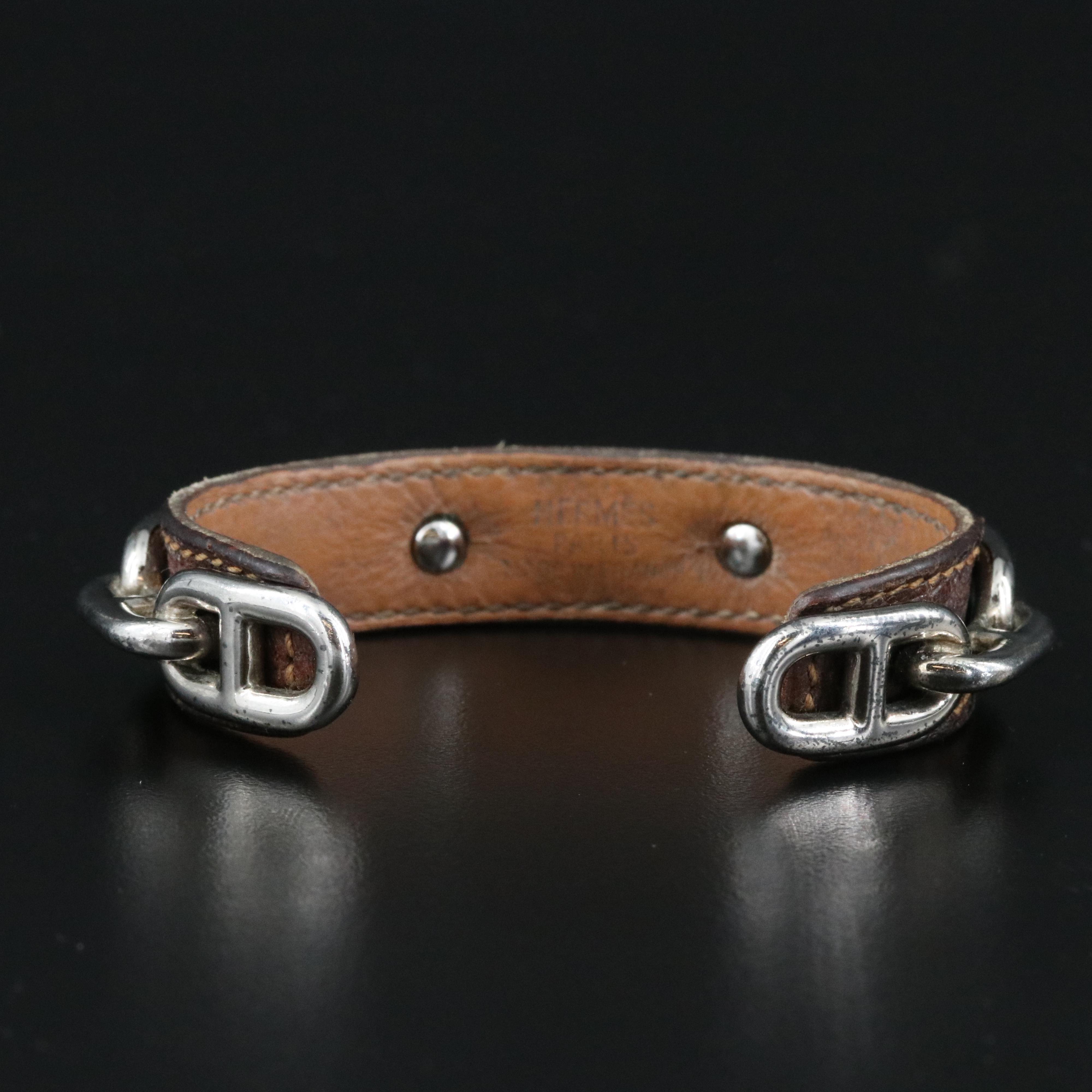 Hermès Chain D'Ancre Cuff Bracelet