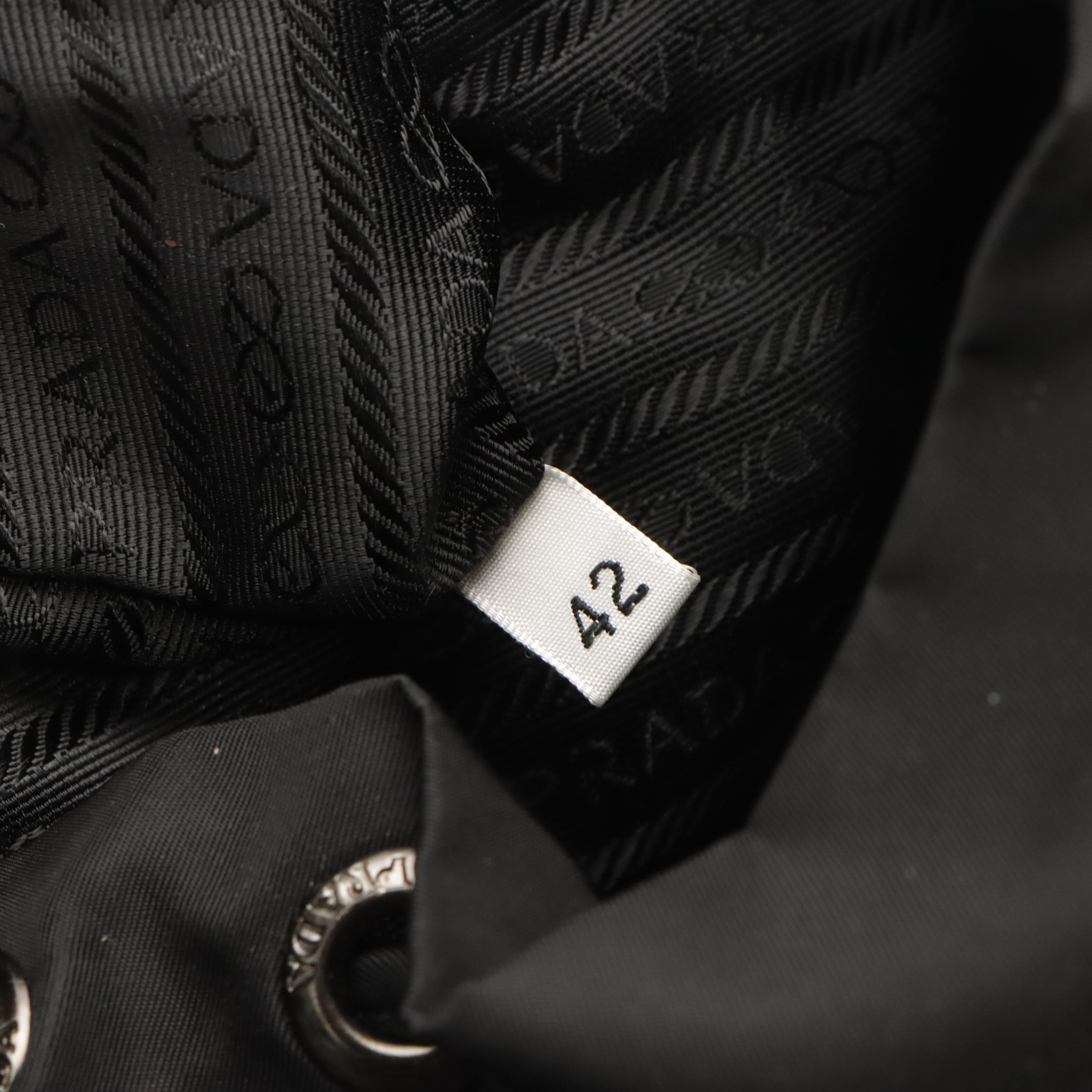 Prada Rucksack Backpack in Black Nylon and Leather