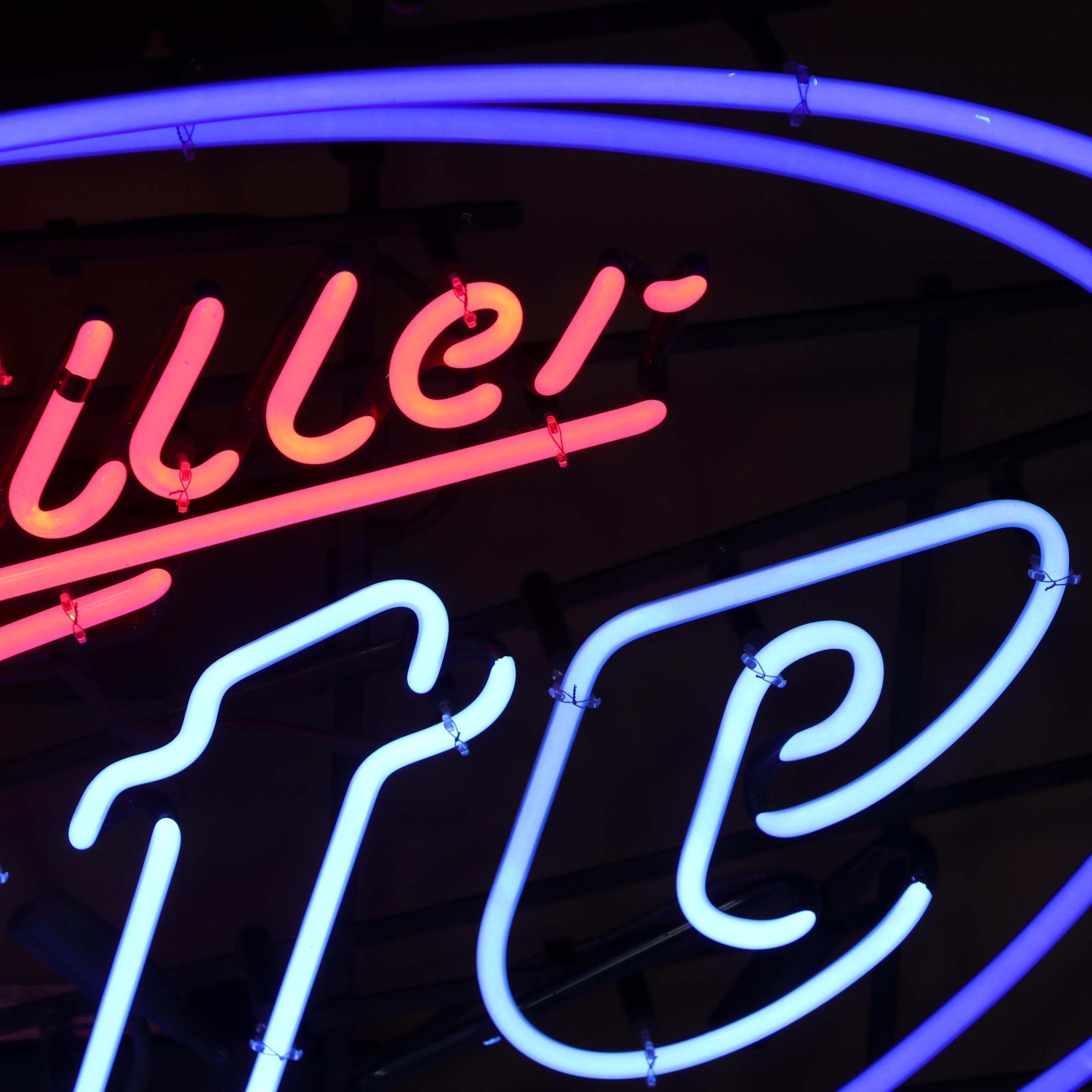 Miller Lite Neon Bar Sign