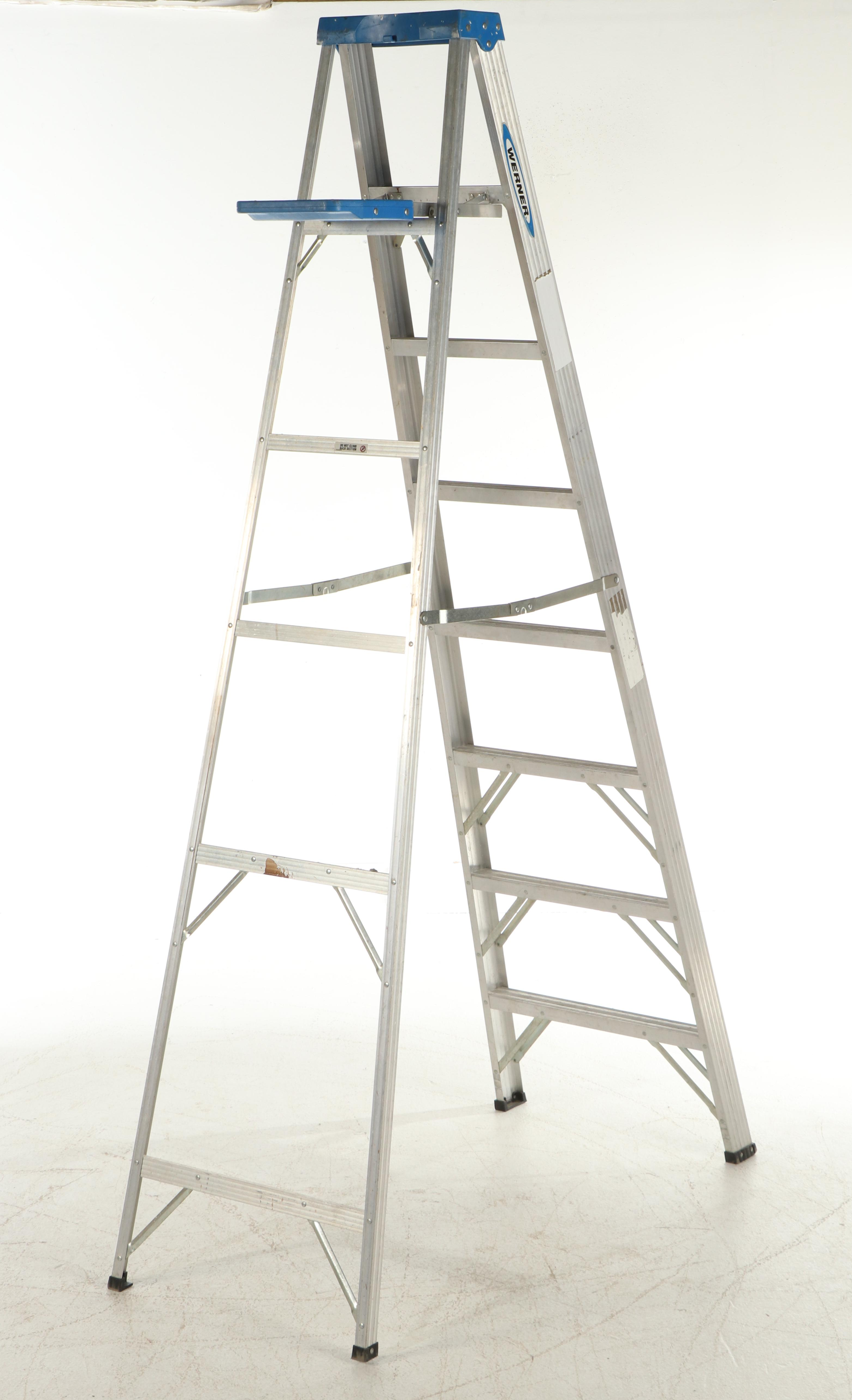 Little Giant Ladder MegaMax and Werner 368 Aluminum Step Ladders